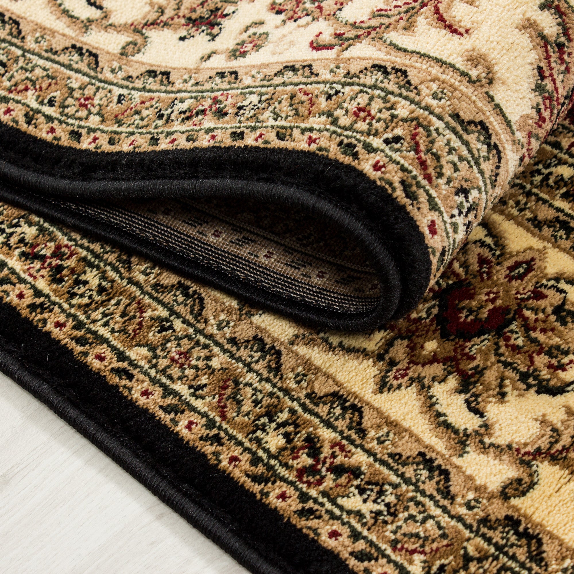 Zwart Tapijt Klassiek Vloerkleed Omid Royal - Omid Carpets
