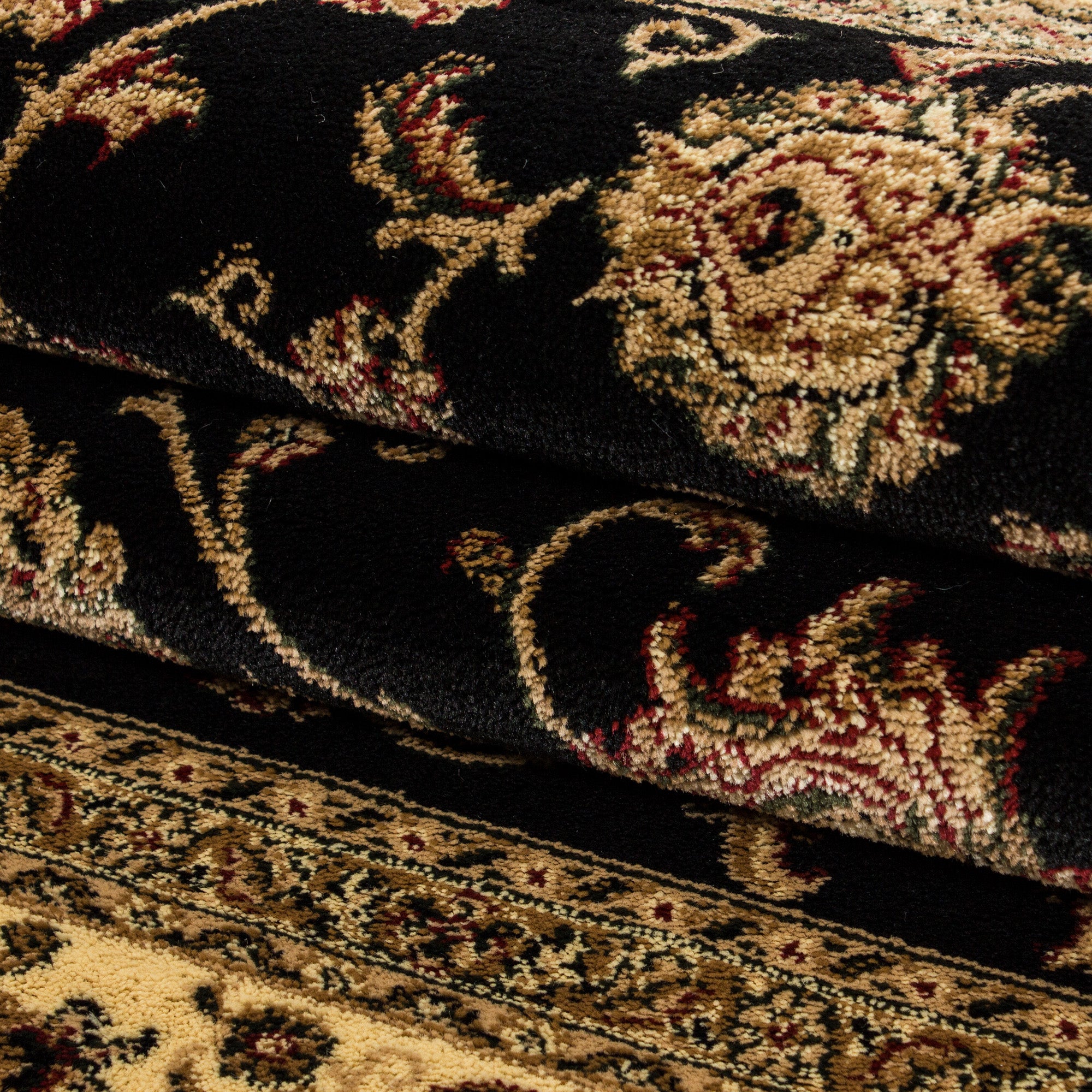 Zwart Tapijt Klassiek Vloerkleed Omid Royal - Omid Carpets