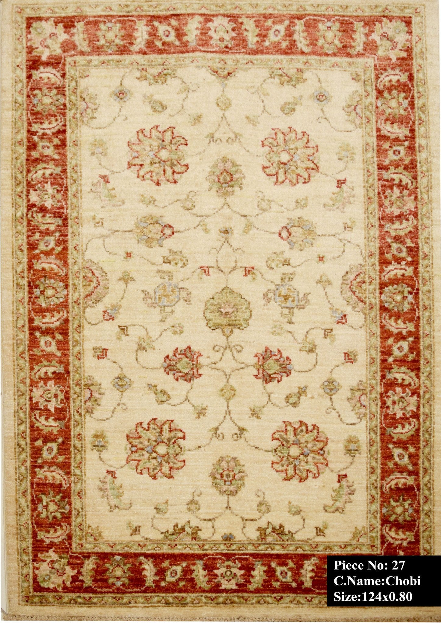 Roestoranje Ziegler Tapijt 124x80 - Omid Carpets