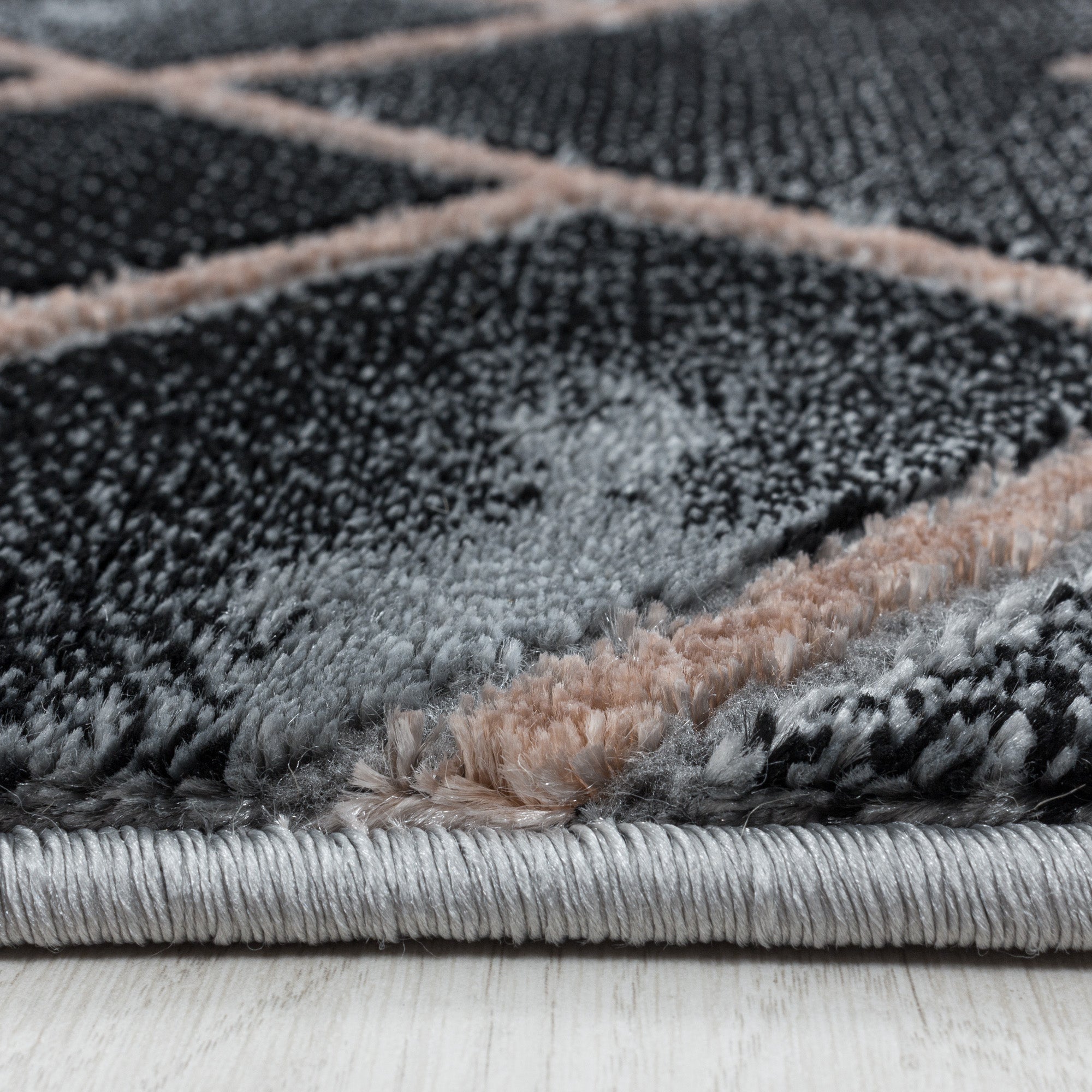 ZwartRoos Tapijt Laagpolig Vloerkleed Omid Marble Inspiration