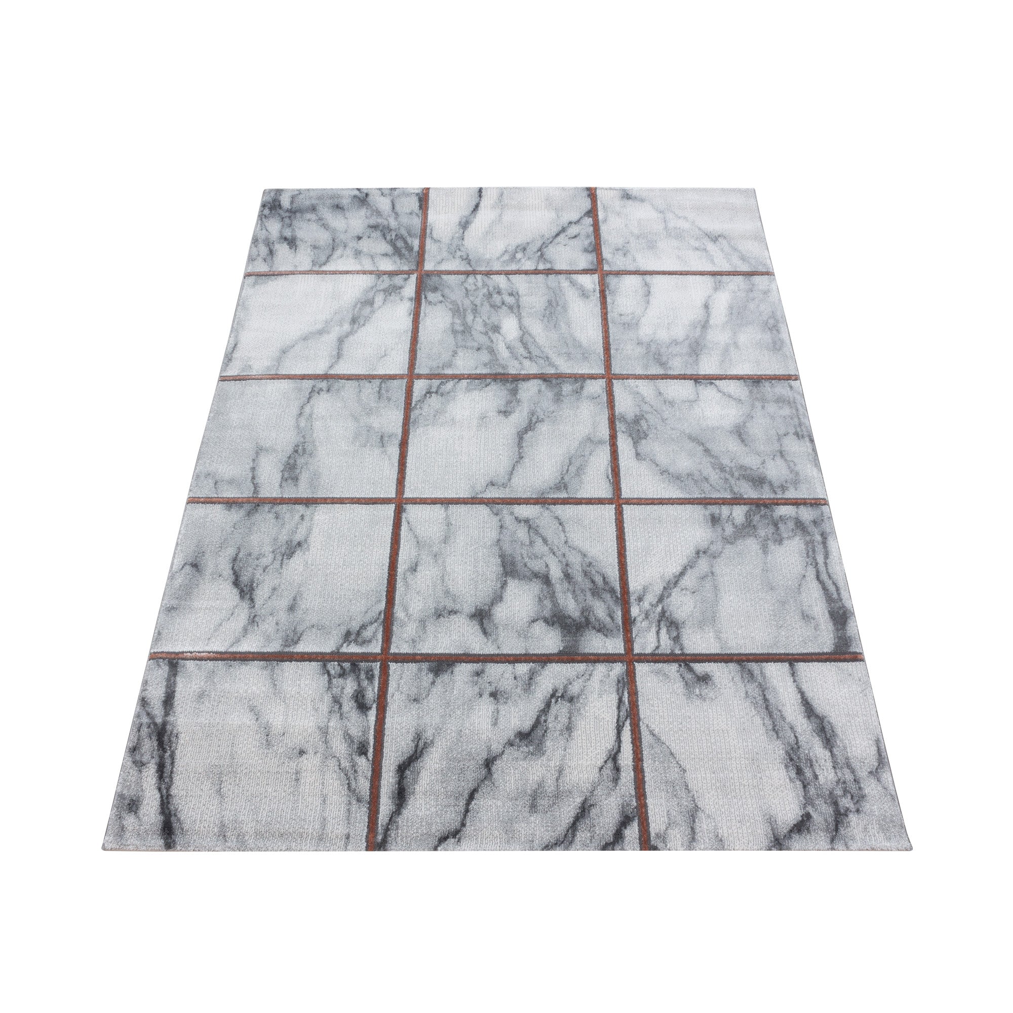 Roze Tapijt Laagpolig Vloerkleed Omid Marble Inspiration