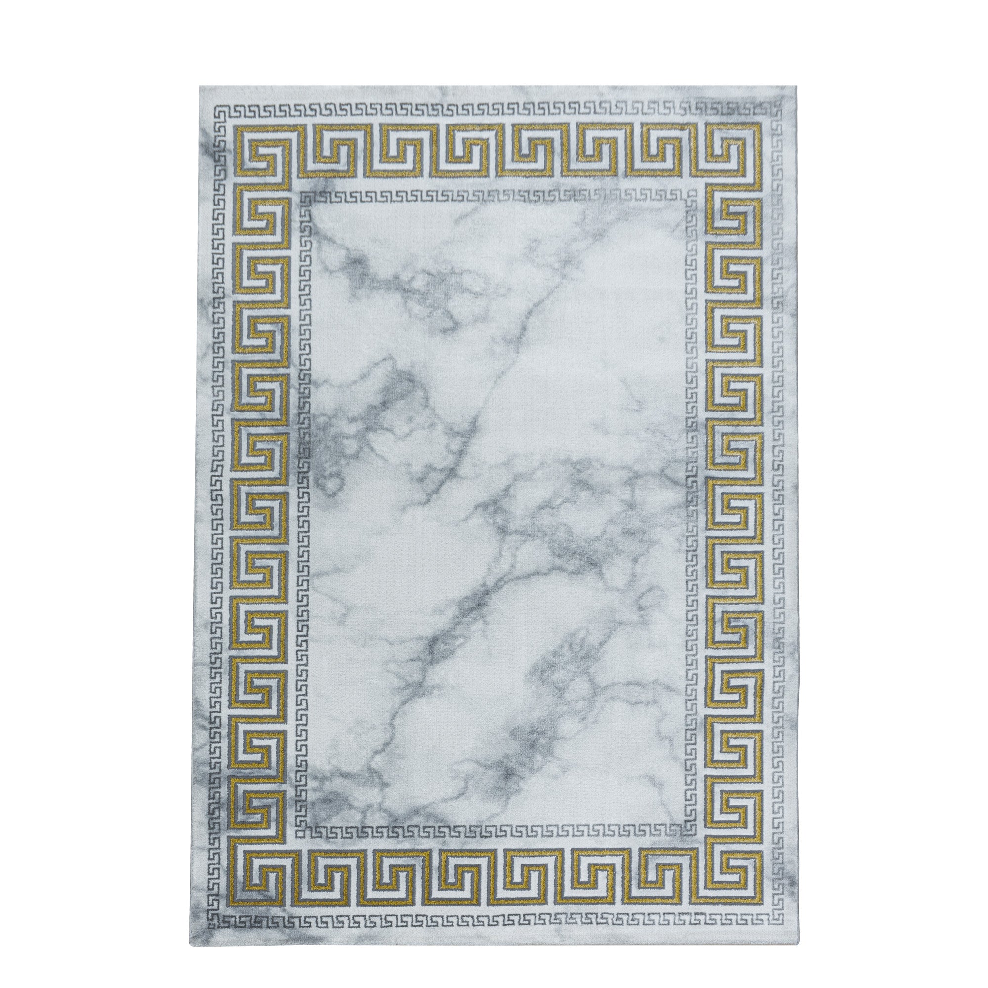 Goud Tapijt Laagpolig Vloerkleed Omid Marble Inspiration
