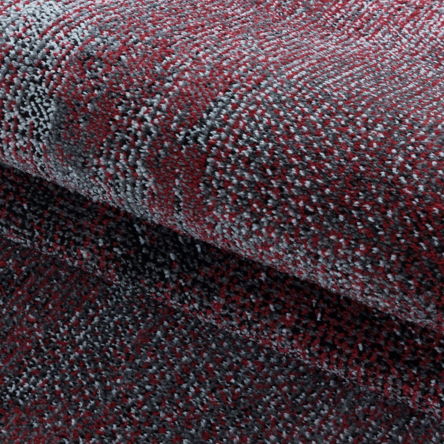 Rood Tapijt Laagpolig Vloerkleed Omid Cosmos