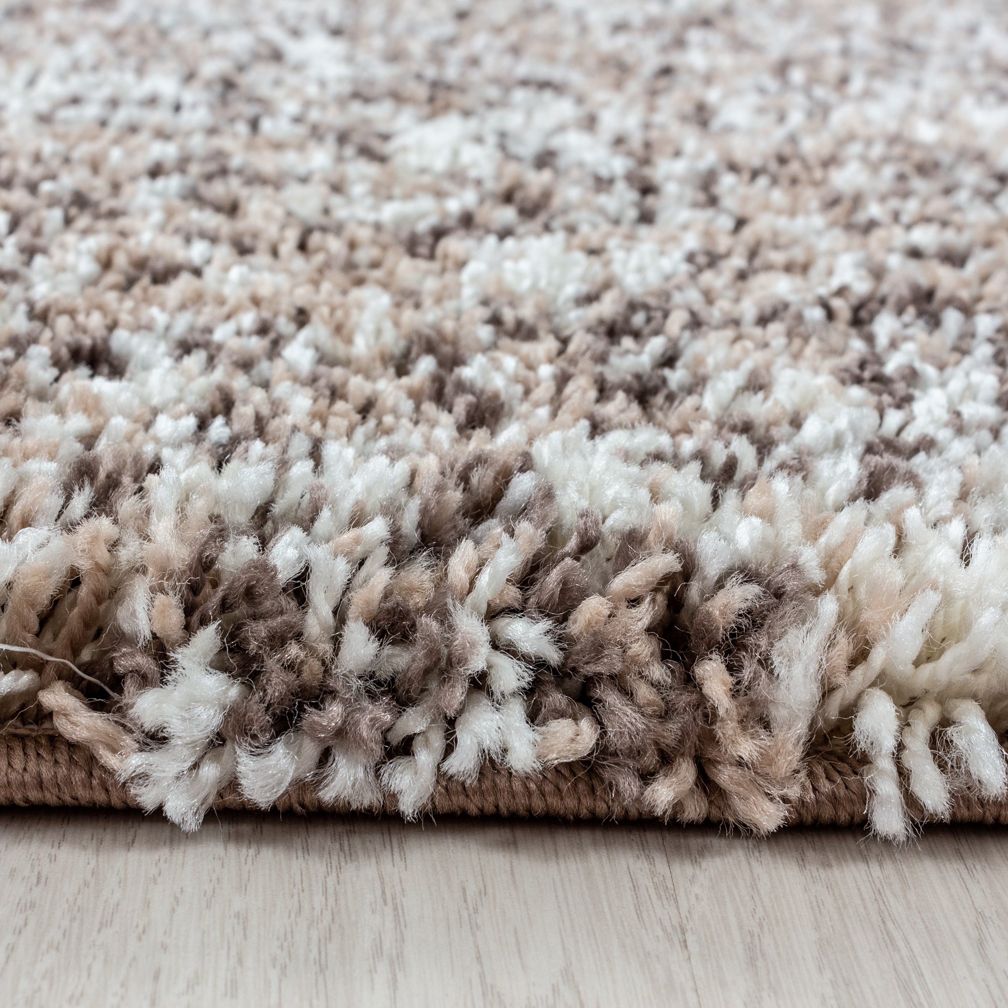 Beige Tapijt Hoogpolig Vloerkleed - Omid Mixture - Omid Carpets