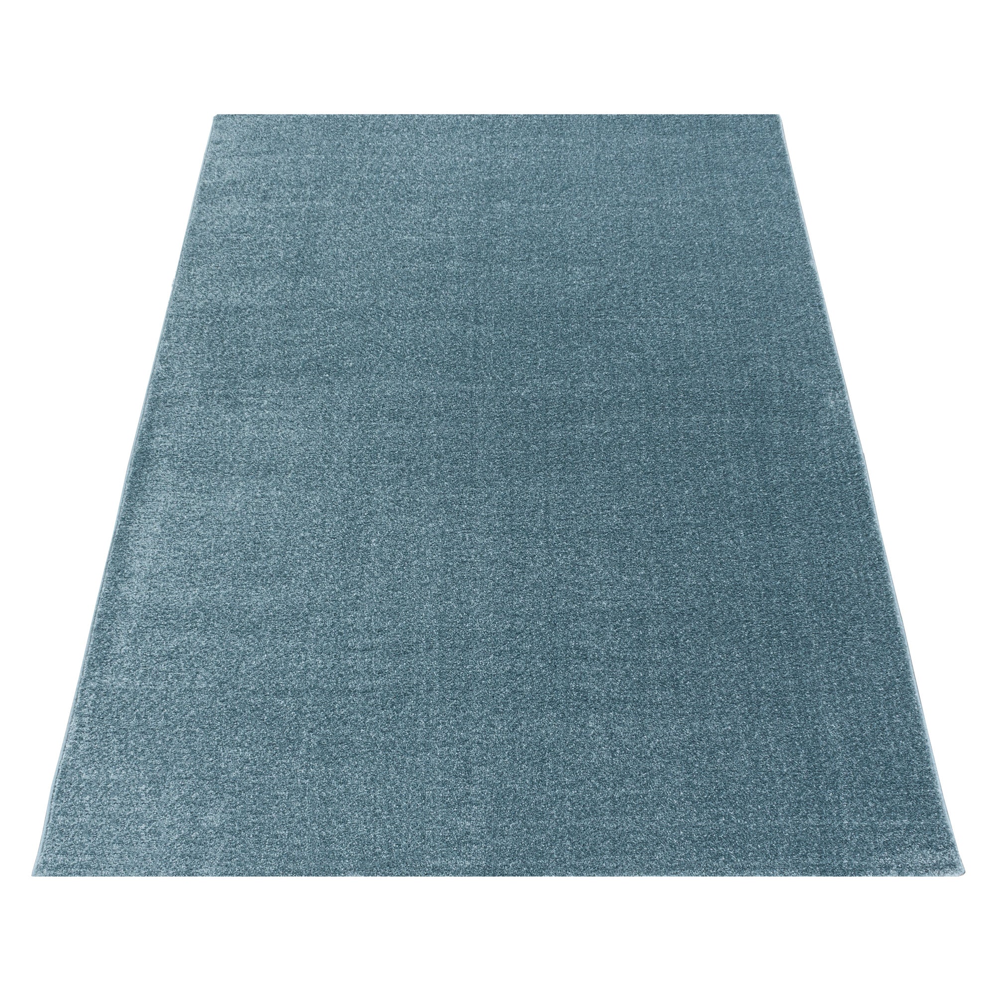 Blauw Tapijt Laagpolig Vloerkleed Omid Sensational