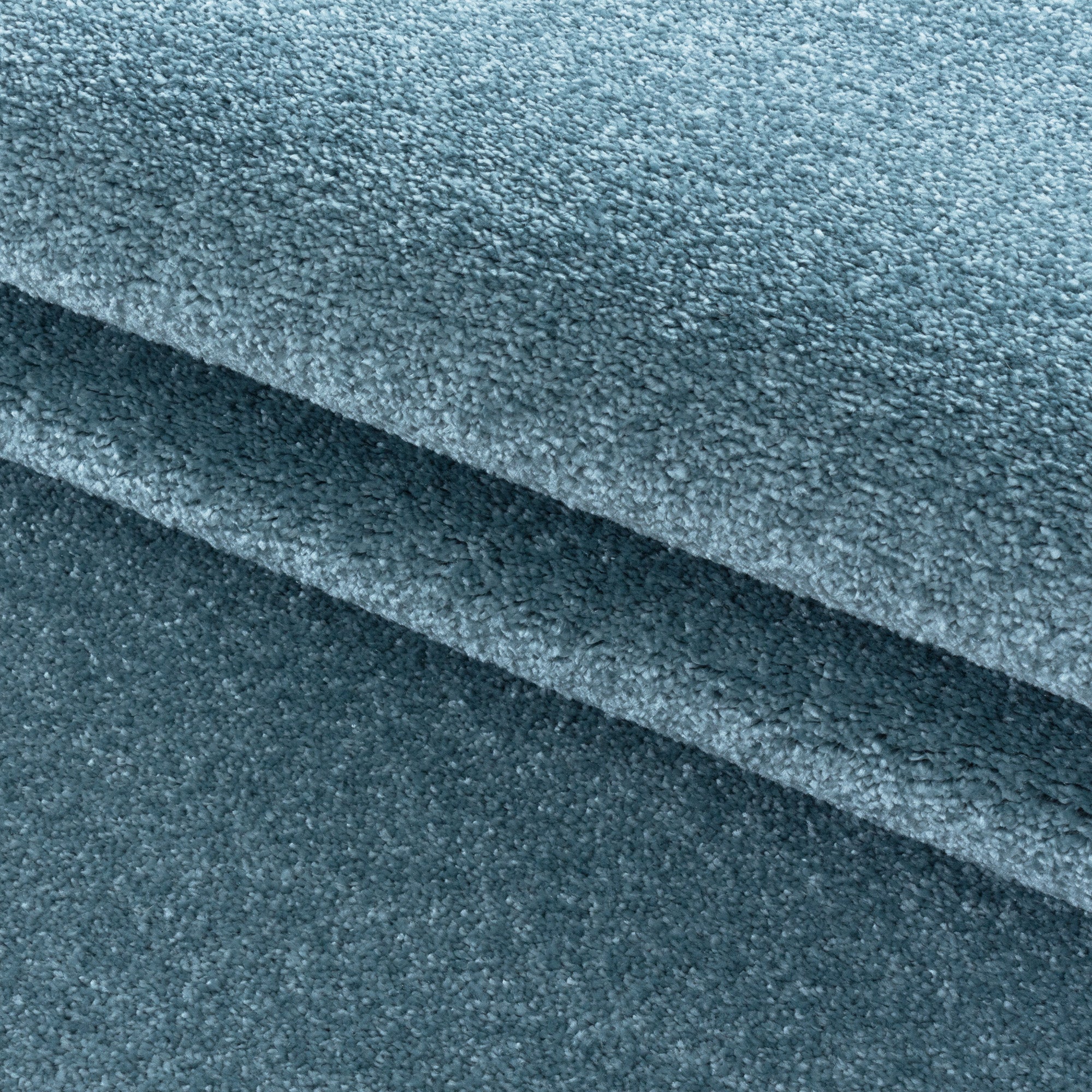 Blauw Tapijt Laagpolig Vloerkleed Omid Sensational