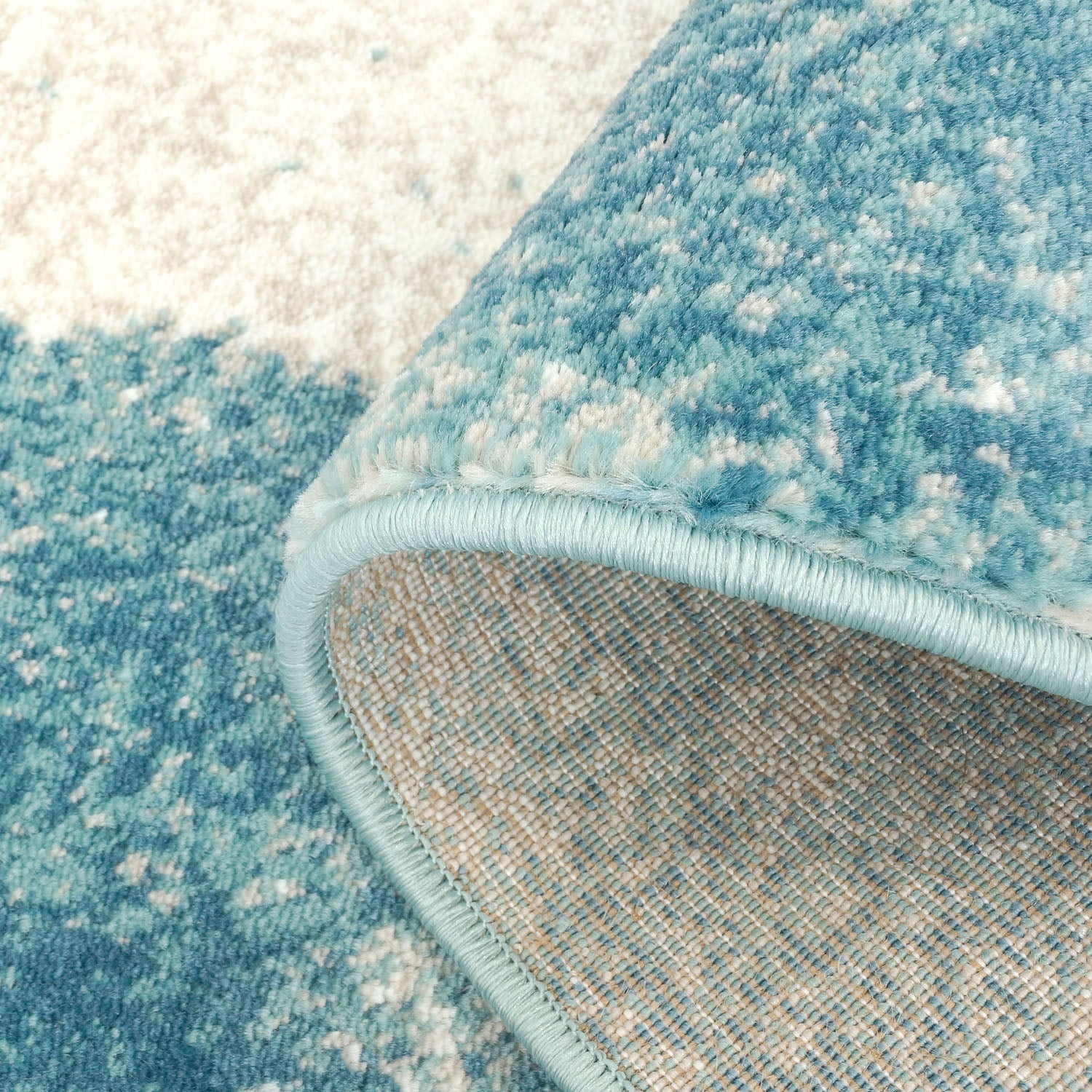 Tapijt Omid Sky Vloerkleed Blauw - Omid Carpets