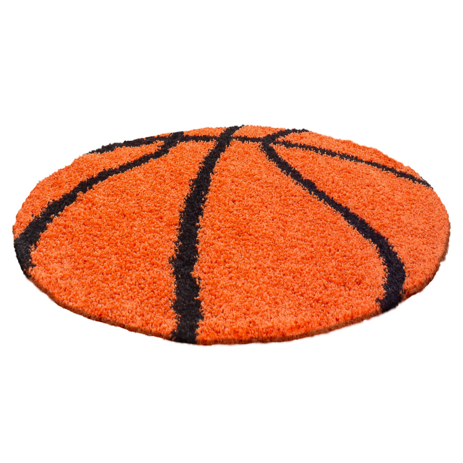 Kindertapijt Omid Basketbal Oranje Vloerkleed - Omid Carpets