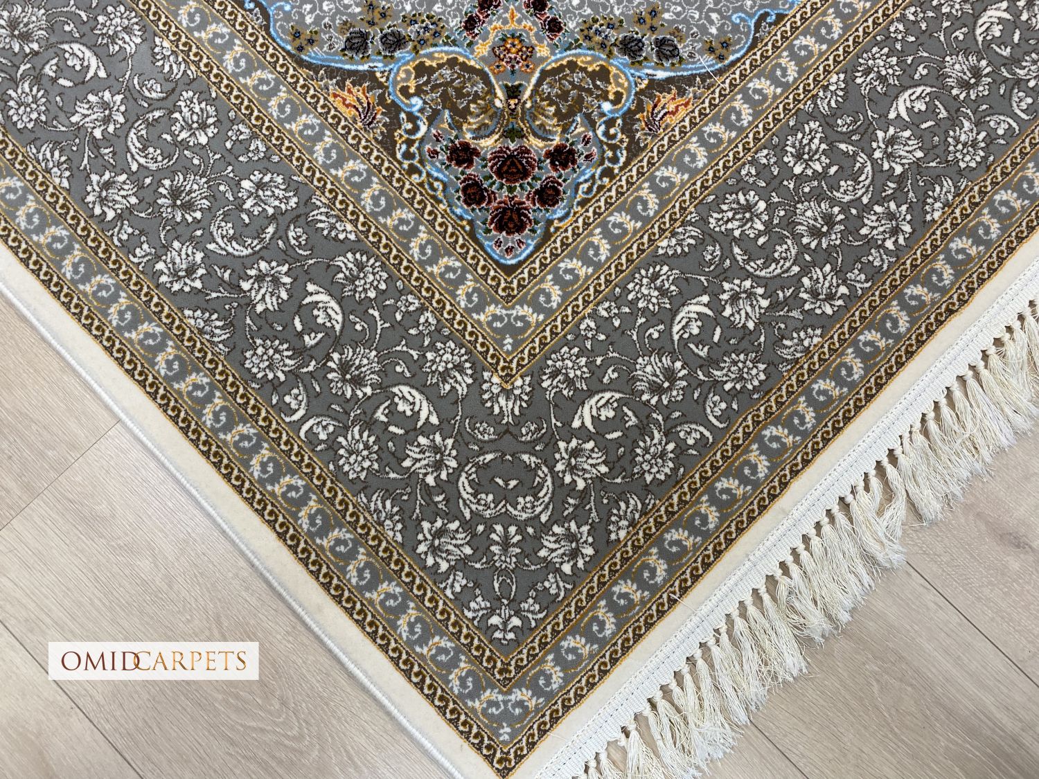 قالین 700 شانه * Crème Tapijt Laagpolig Klassiek Vloerkleed - Omid Premium Classic - 1,5 Miljoen punten/m²