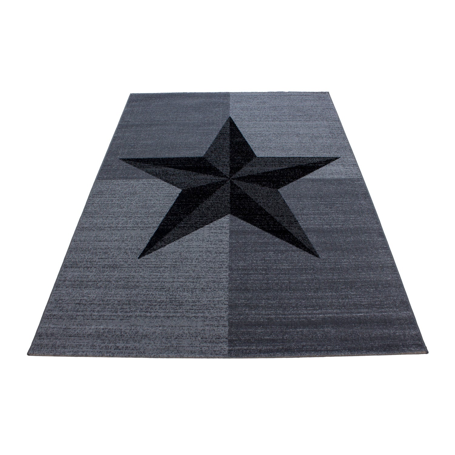 Grijs Tapijt Laagpolig Vloerkleed Omid Creative - Omid Carpets