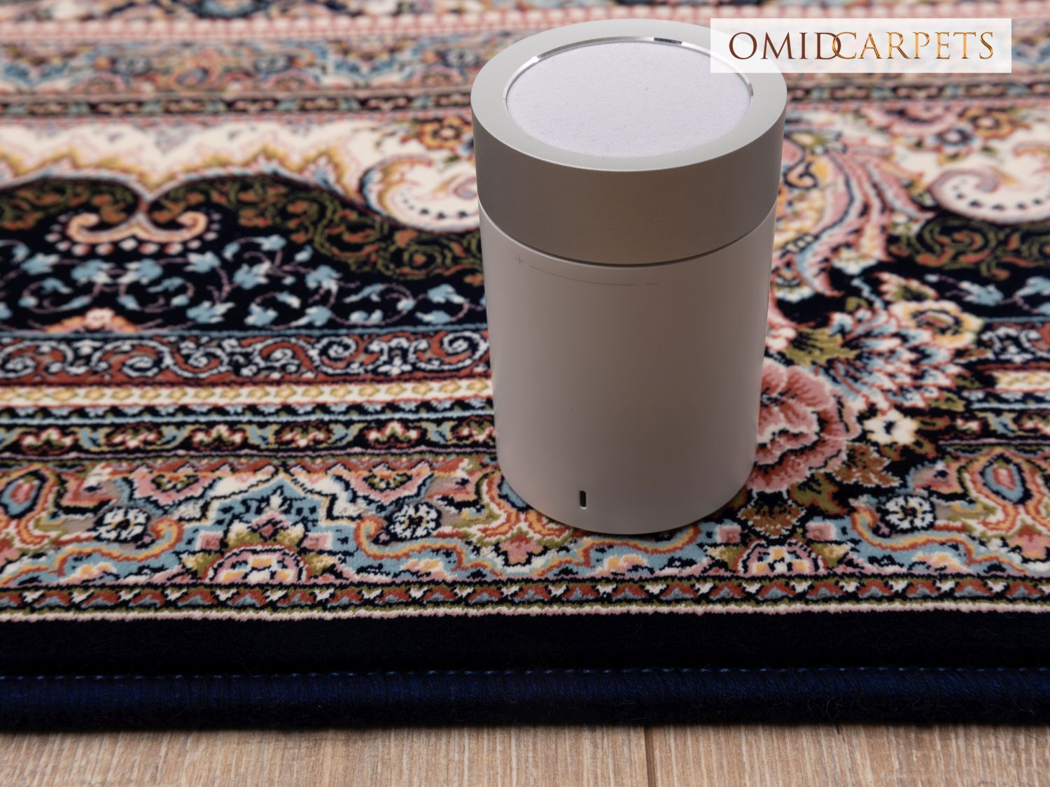 قالین 1200 شانه * Blauw Tapijt Laagpolig Klassiek Vloerkleed - Omid Premium Classic Hand Look - 3 Miljoen punten/m²
