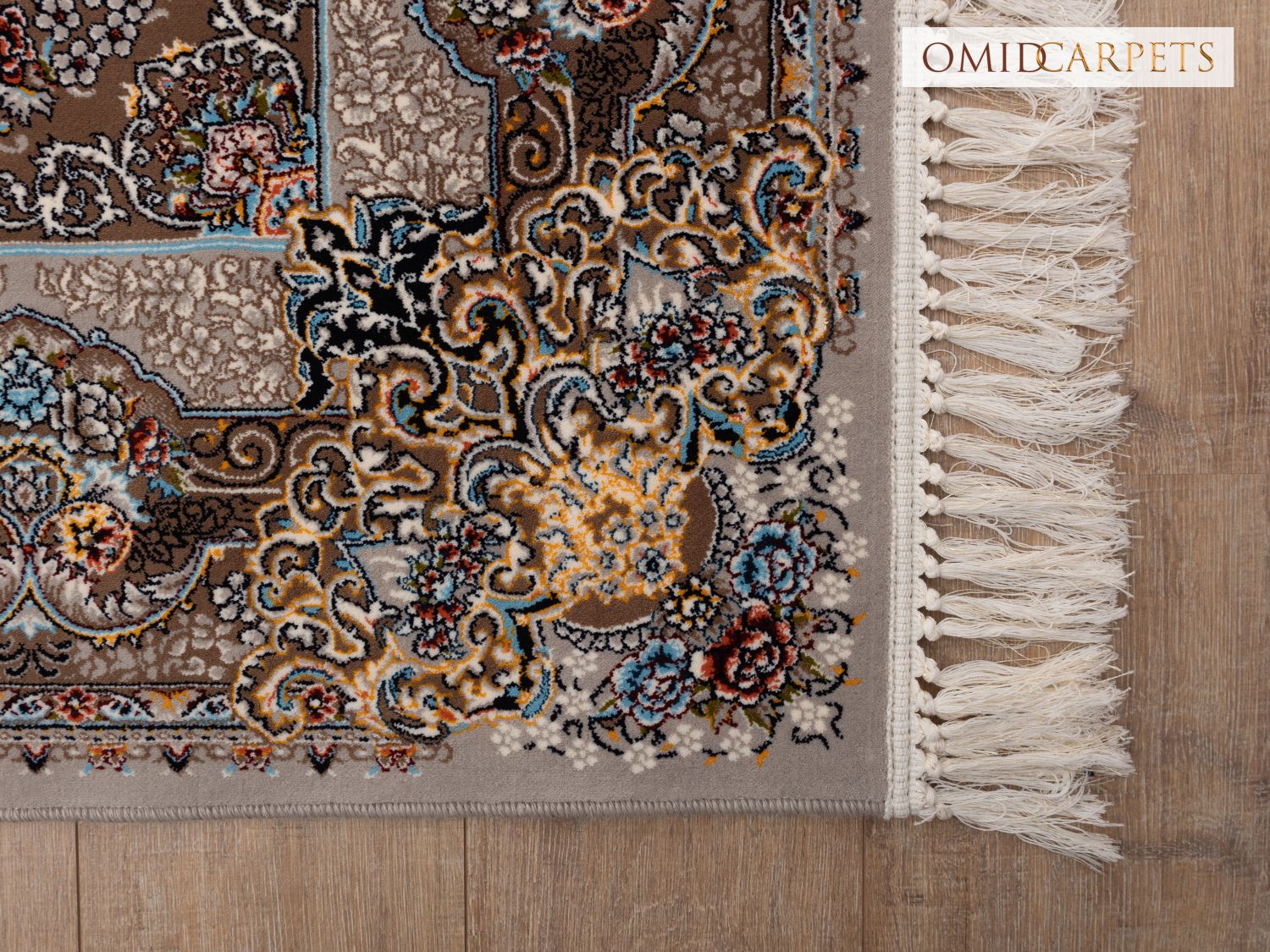 قالین 700 شانه * Grijs Tapijt Laagpolig Klassiek Vloerkleed - Omid Premium Classic - 1,5 Miljoen punten/m²