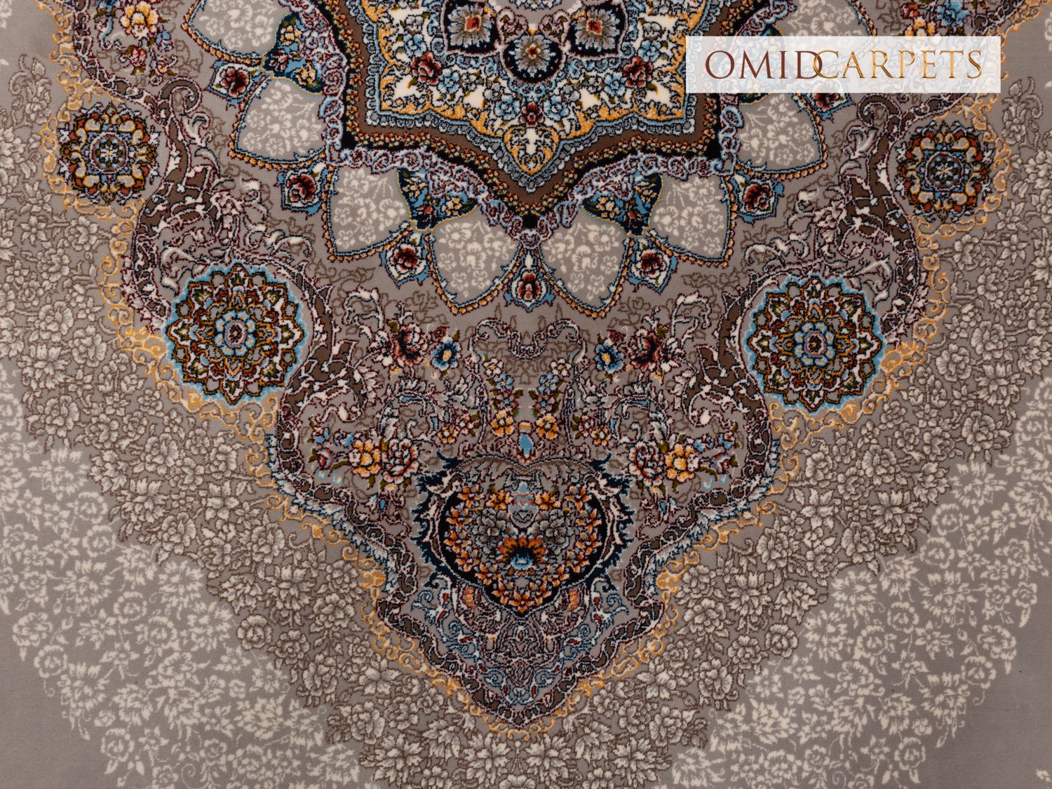 قالین 700 شانه * Grijs Tapijt Laagpolig Klassiek Vloerkleed - Omid Premium Classic - 1,5 Miljoen punten/m²