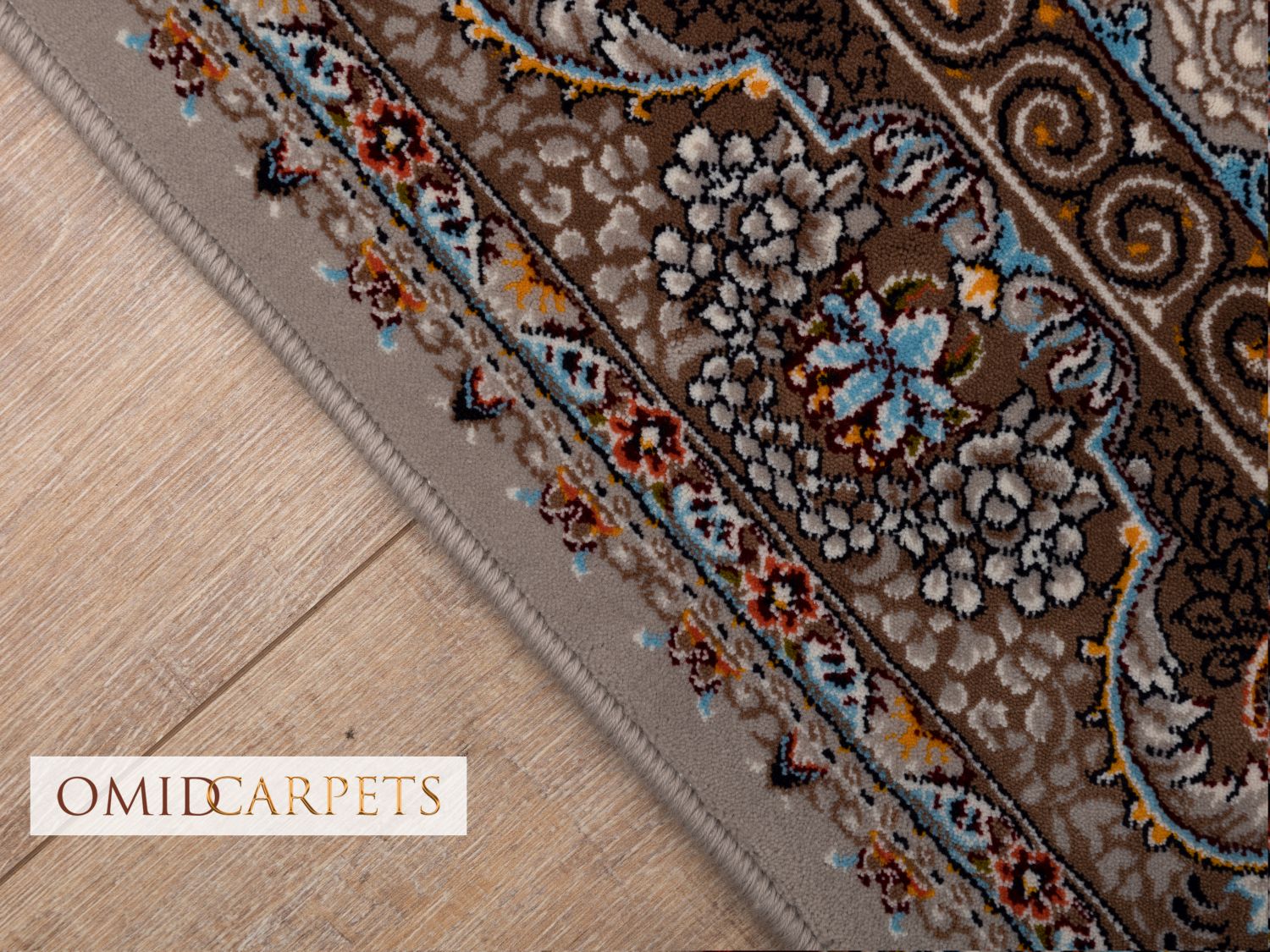 قالین 700 شانه * Grijs Tapijt Laagpolig Klassiek Vloerkleed - Omid Premium Classic - 1,5 Miljoen punten/m²