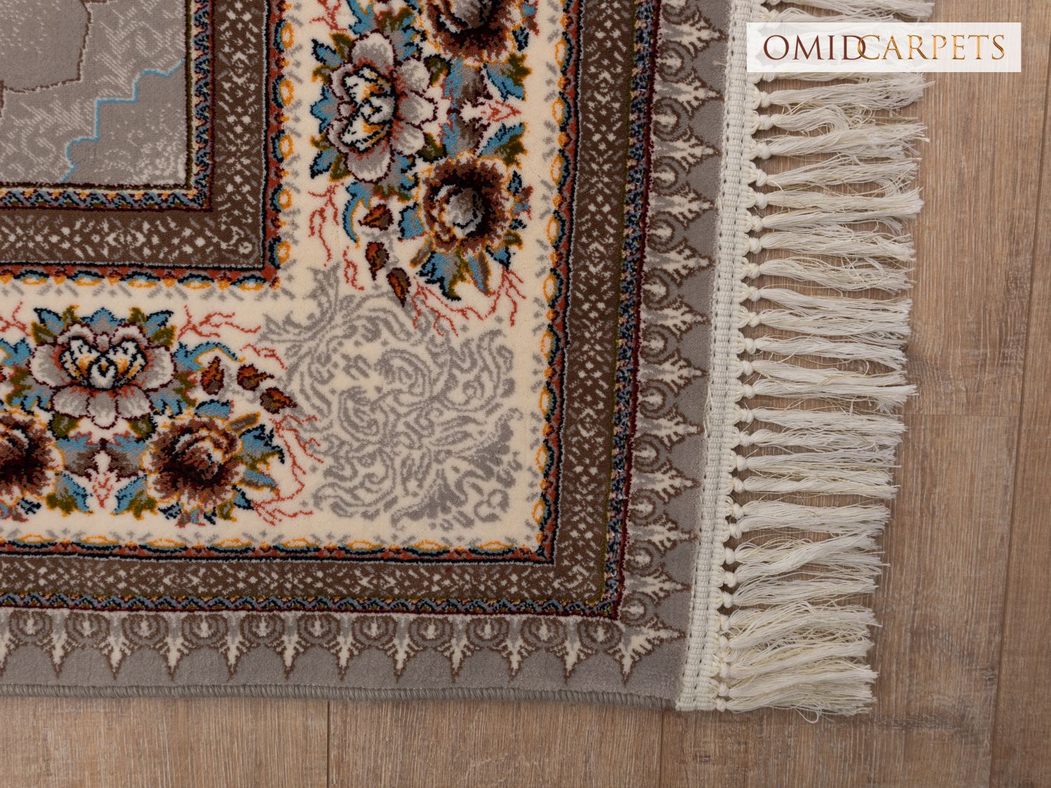 قالین 700 شانه * Grijs Tapijt Laagpolig Klassiek Vloerkleed - Omid Premium Classic - 1,5 Miljoen punten/m²