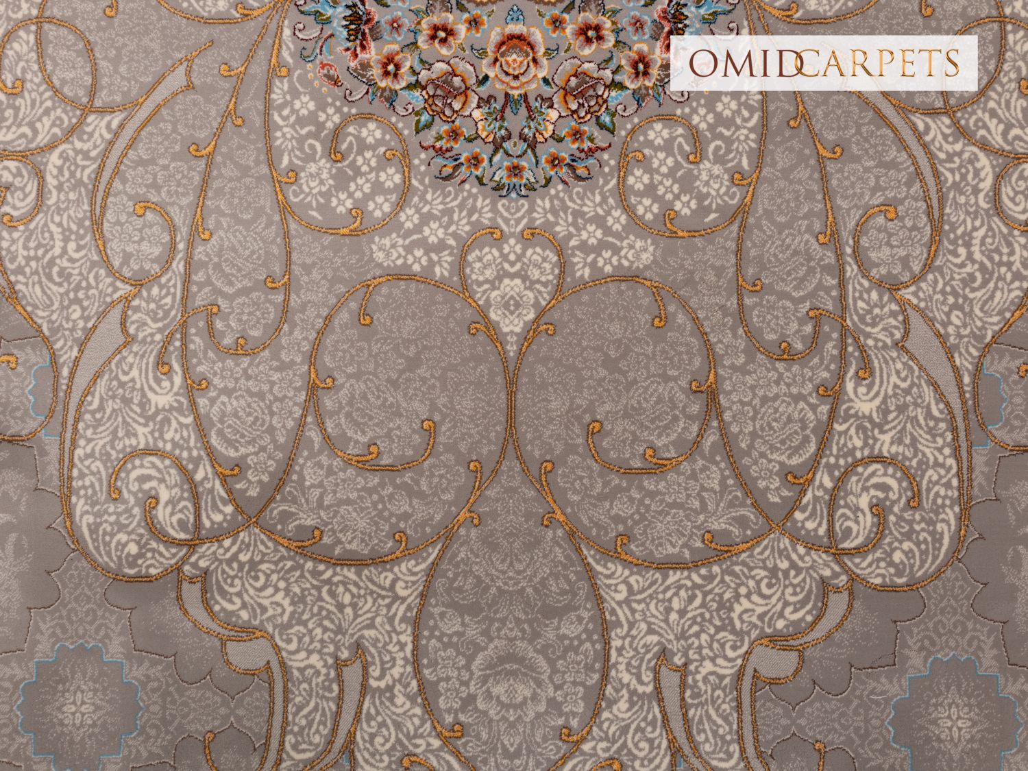 قالین 700 شانه * Grijs Tapijt Laagpolig Klassiek Vloerkleed - Omid Premium Classic - 1,5 Miljoen punten/m²