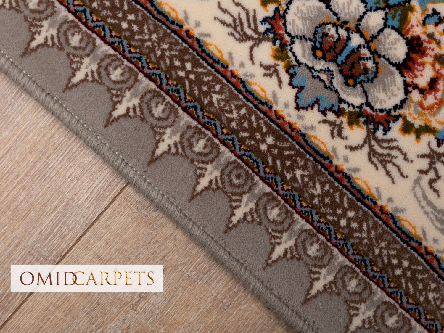 قالین 700 شانه * Grijs Tapijt Laagpolig Klassiek Vloerkleed - Omid Premium Classic - 1,5 Miljoen punten/m²