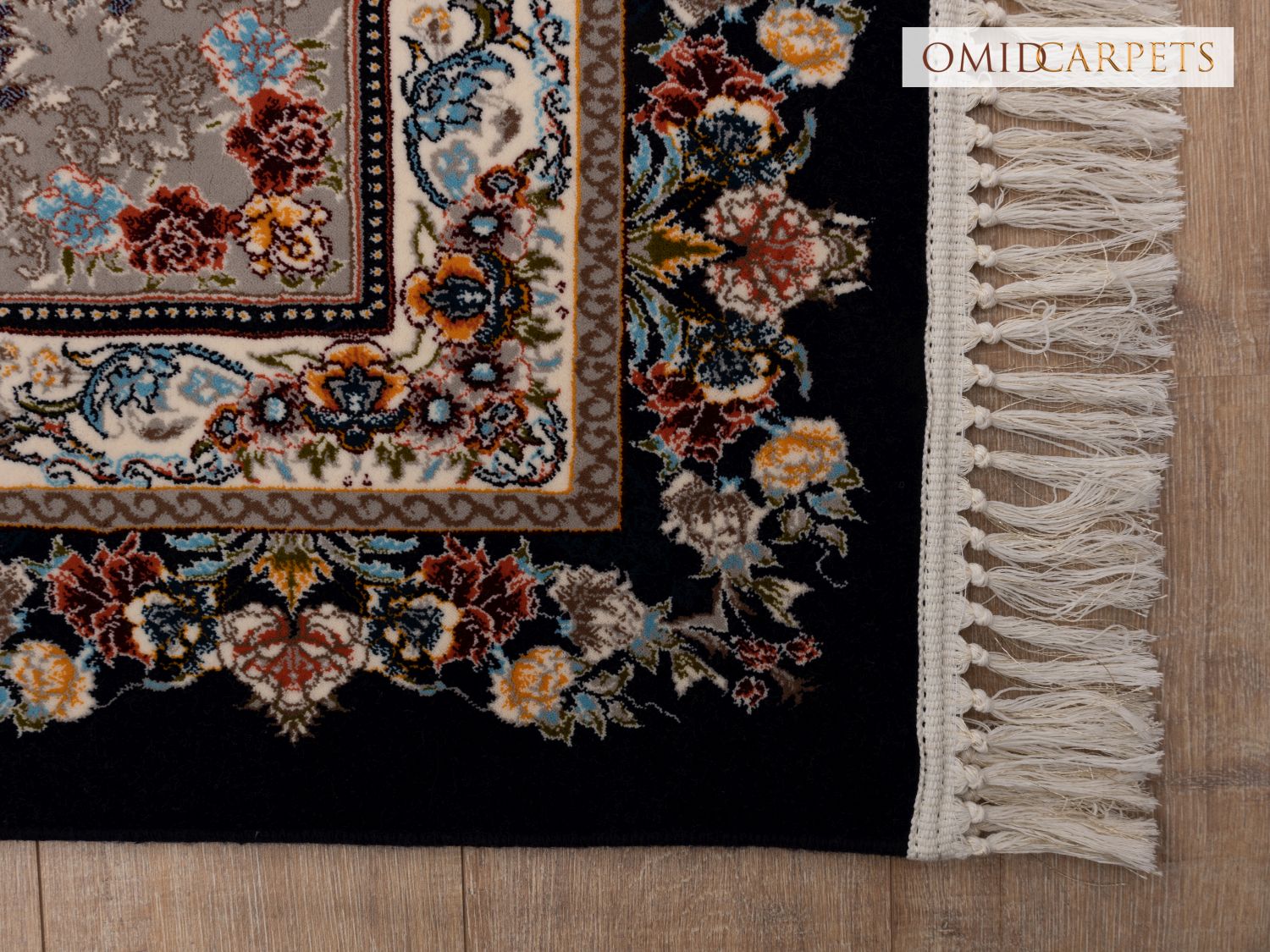 قالین 700 شانه * Donkerblauw Tapijt Laagpolig Klassiek Vloerkleed - Omid Premium Classic - 1,5 Miljoen punten/m²