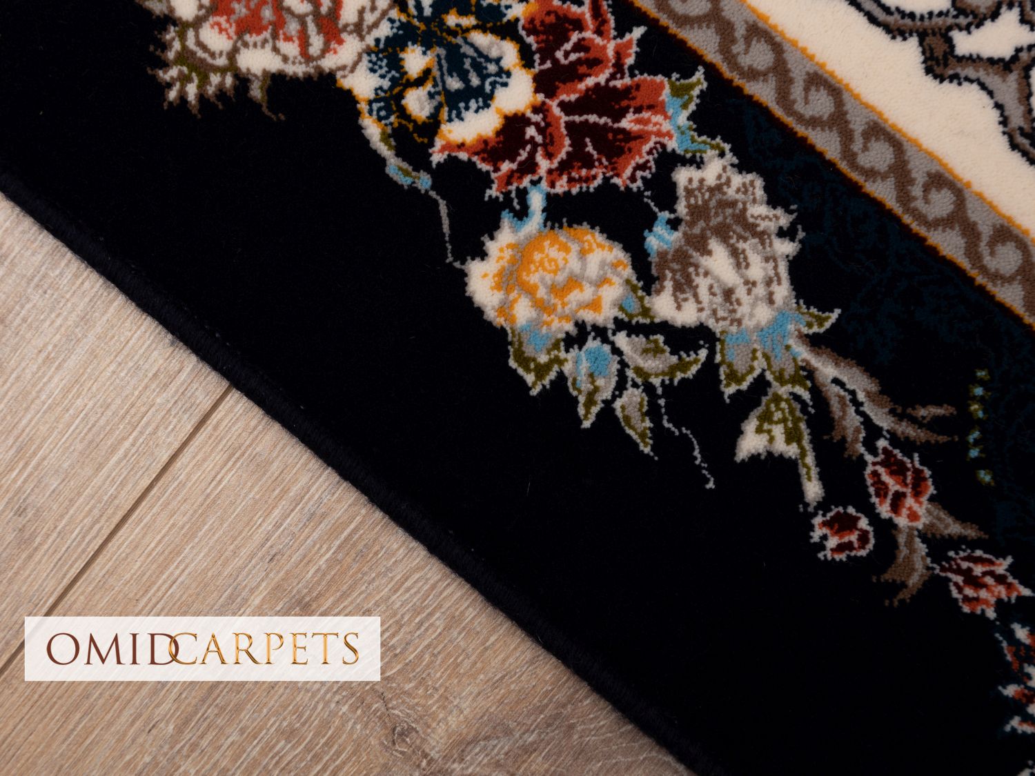 قالین 700 شانه * Donkerblauw Tapijt Laagpolig Klassiek Vloerkleed - Omid Premium Classic - 1,5 Miljoen punten/m²