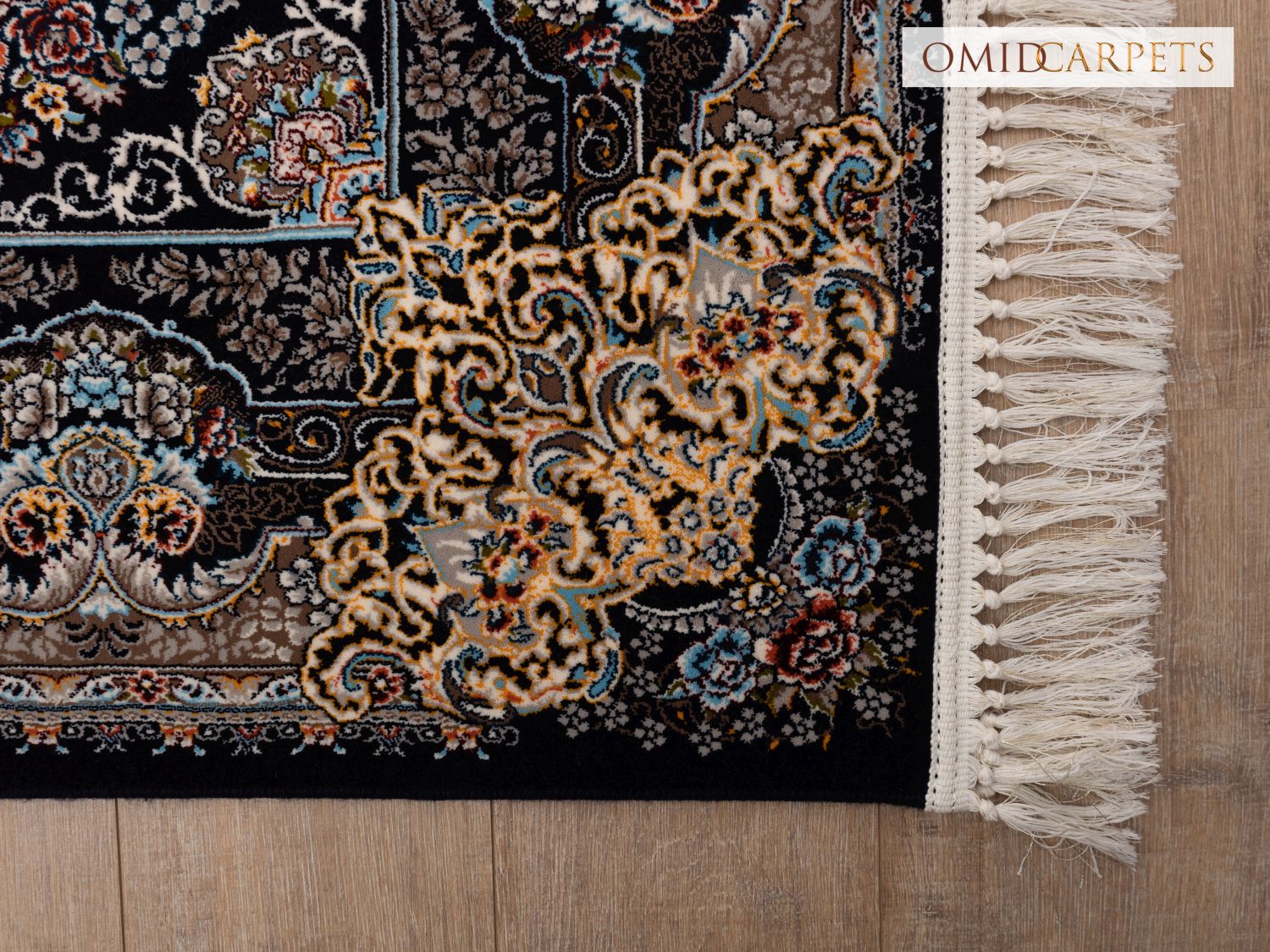 قالین 700 شانه * Donkerblauw Tapijt Laagpolig Klassiek Vloerkleed - Omid Premium Classic - 1,5 Miljoen punten/m²