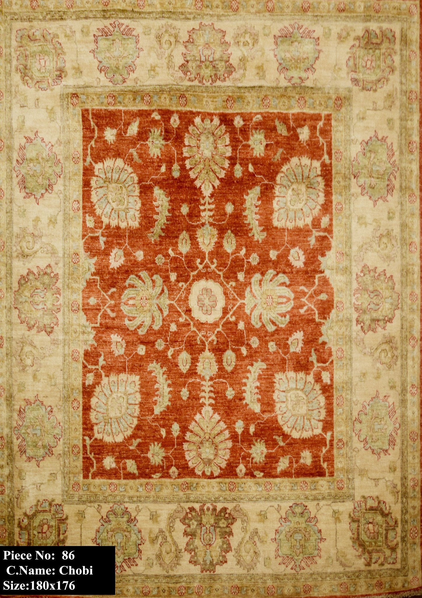 Roestoranje Ziegler Tapijt 178x176 - Omid Carpets
