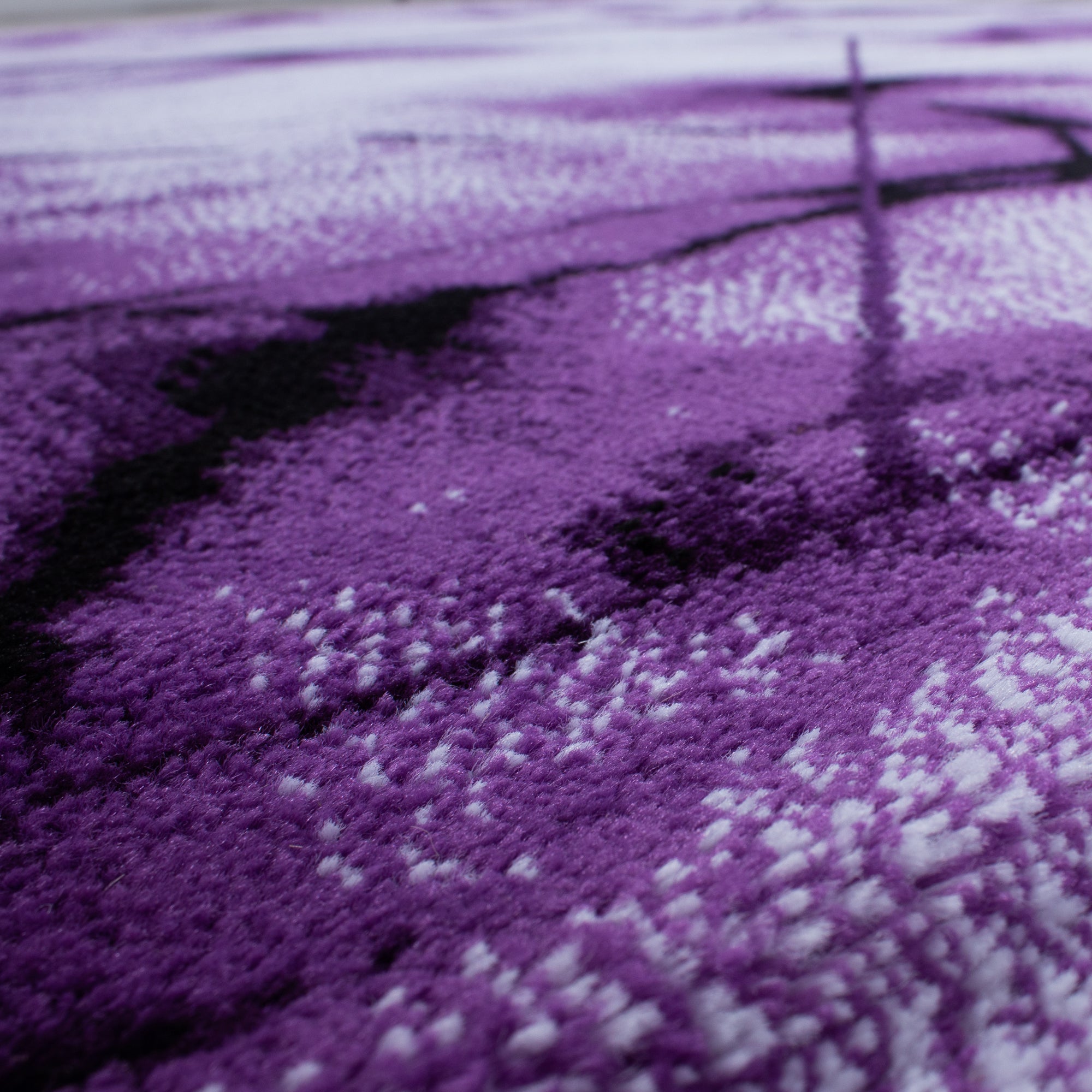 Paars Tapijt Laagpolig Vloerkleed Omid Run - Omid Carpets