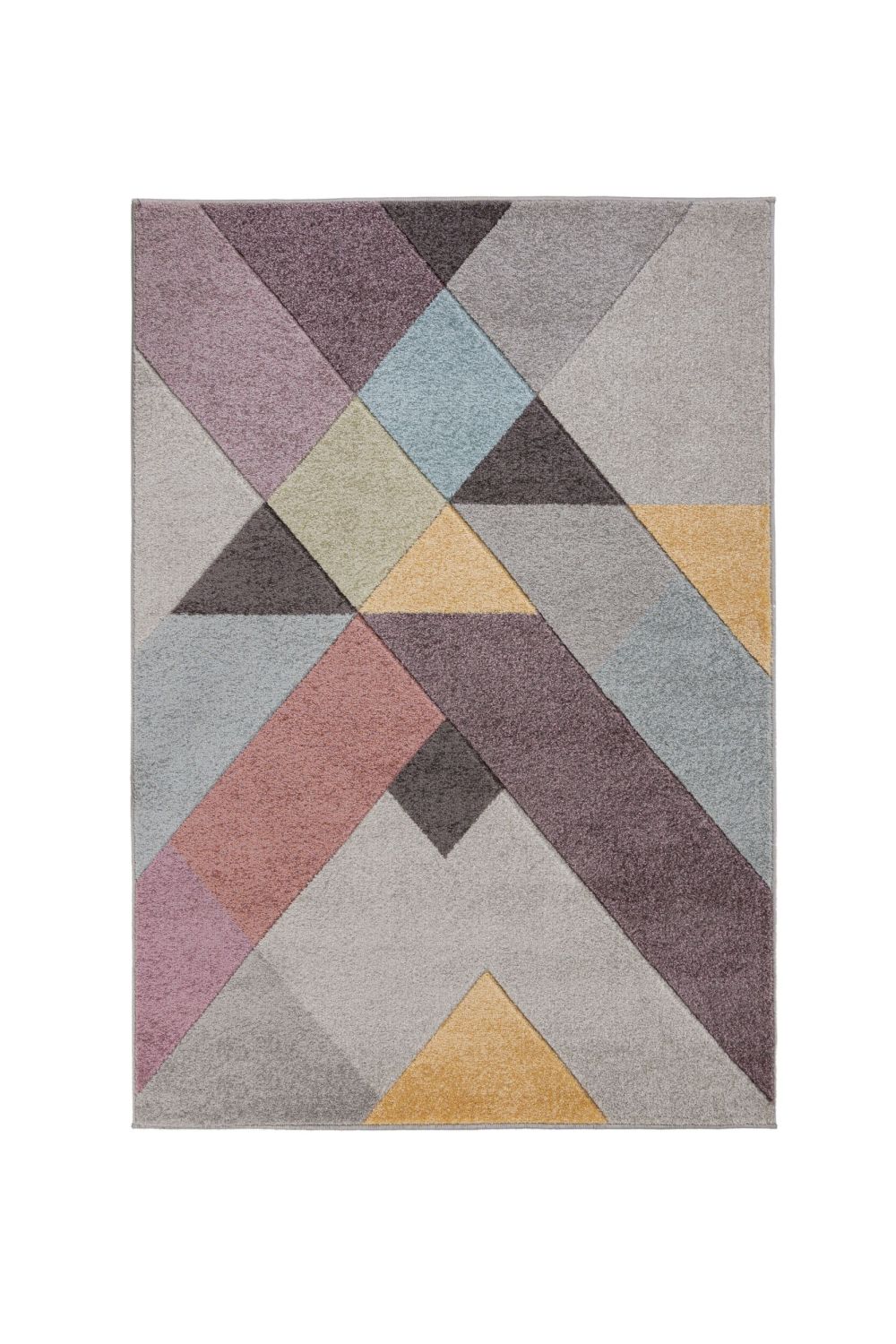 Kleurrijk Tapijt Laagpolig Vloerkleed Omid Hand Carved