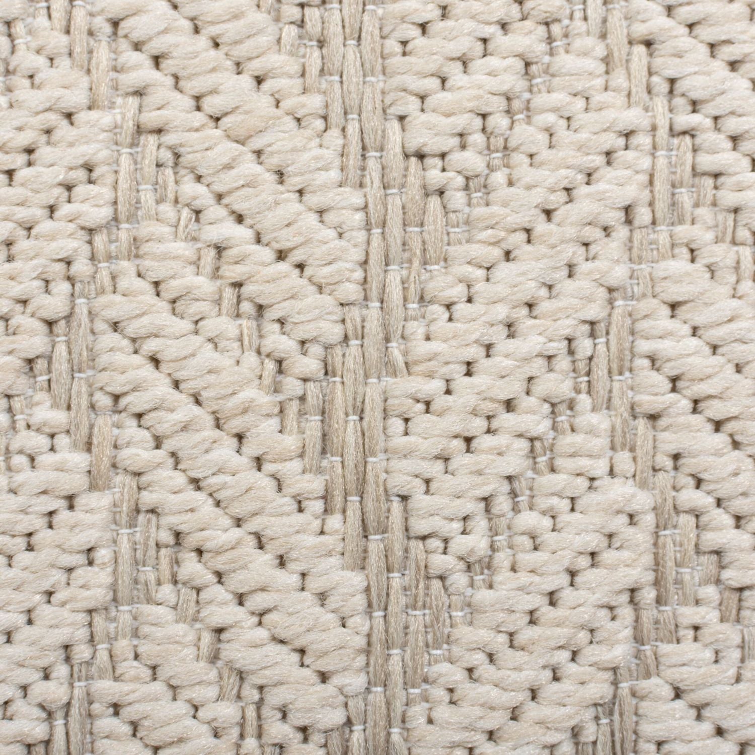 Crème Tapijt Laagpolig Vloerkleed Omid Indoor/Outdoor