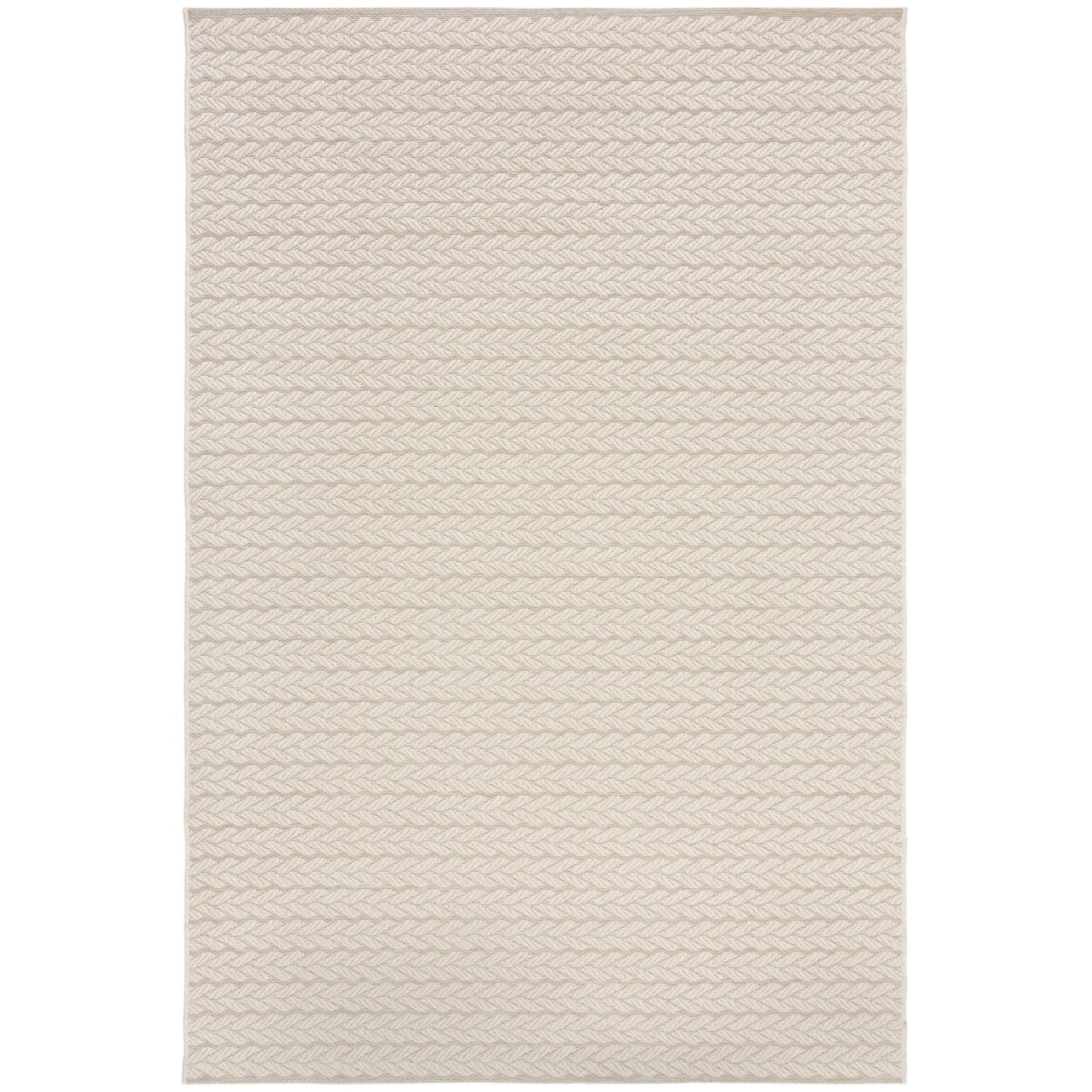 Crème Tapijt Laagpolig Vloerkleed Omid Indoor/Outdoor