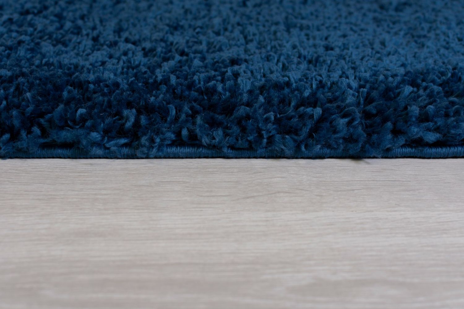 Blauw Tapijt Hoogpolig Vloerkleed Omid Premium Shaggy
