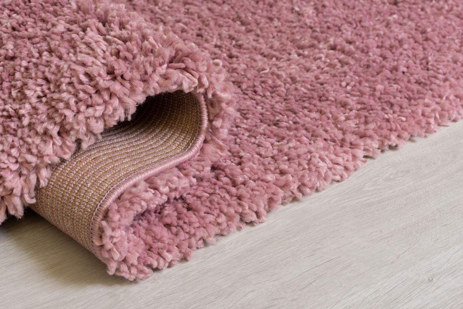 Roze Tapijt Hoogpolig Vloerkleed Omid Premium Shaggy
