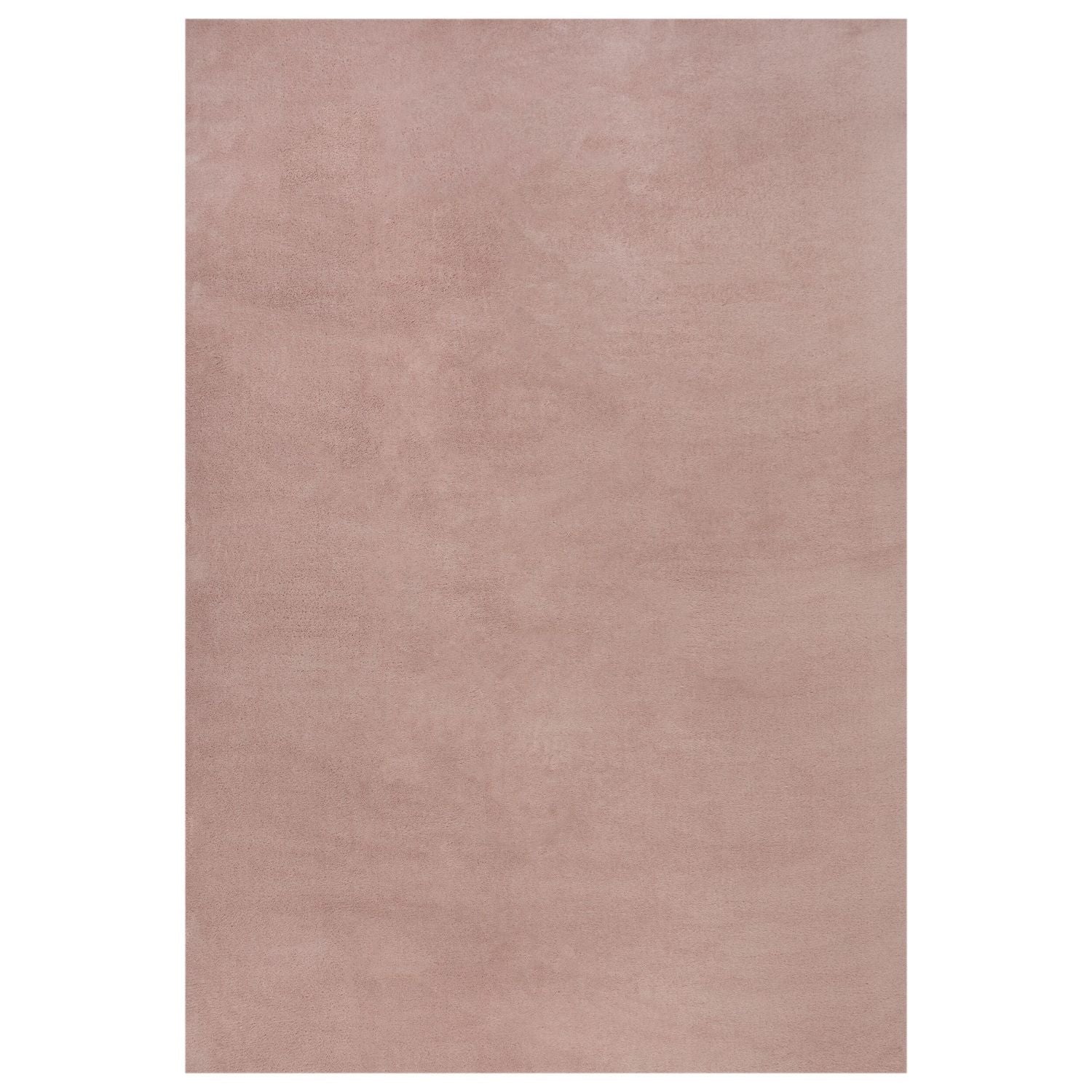 Roze Tapijt Laagpolig Vloerkleed Omid Effen Elegant