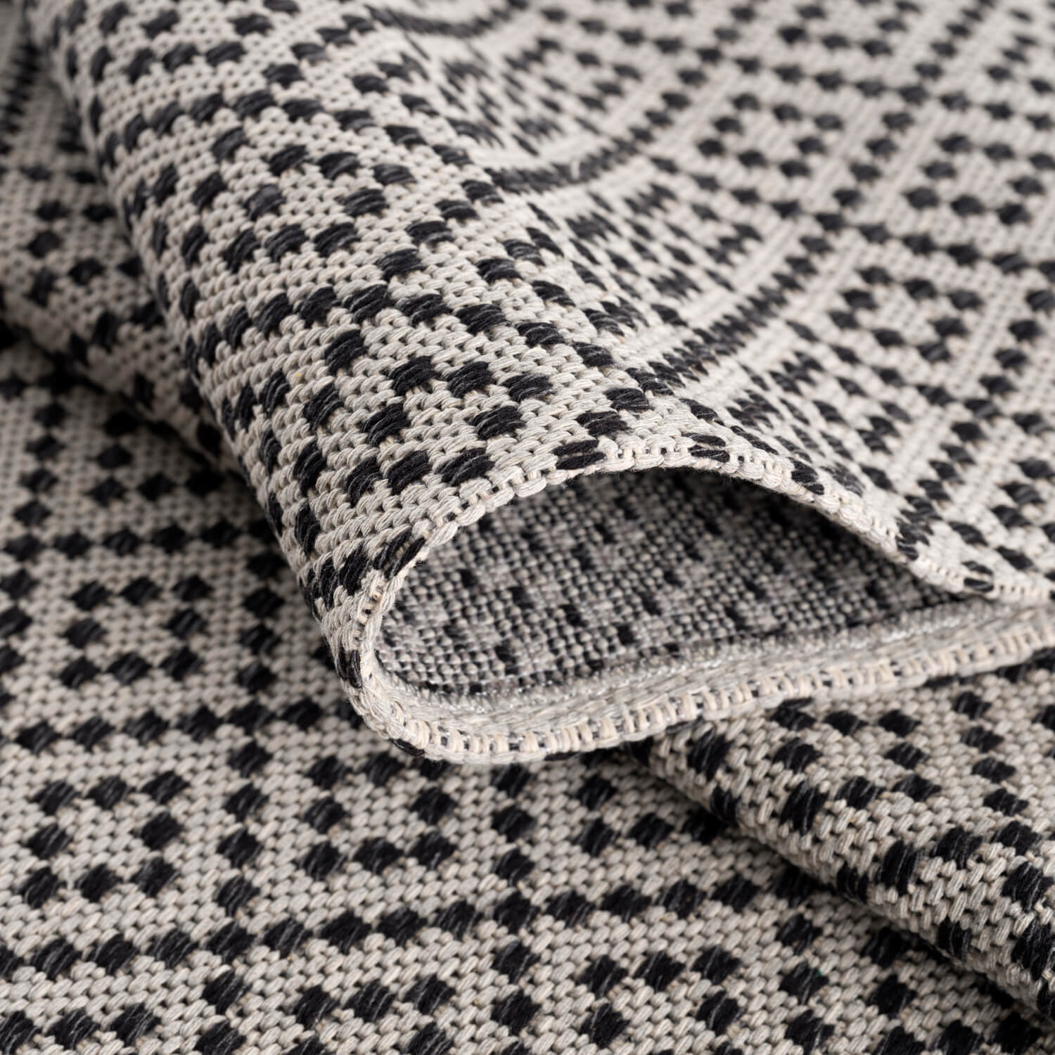 Grijs Tapijt Vlakgeweven Vloerkleed - Omid Vlakgeweven - Gemakkelijk in onderhoud 3 - Omid Carpets