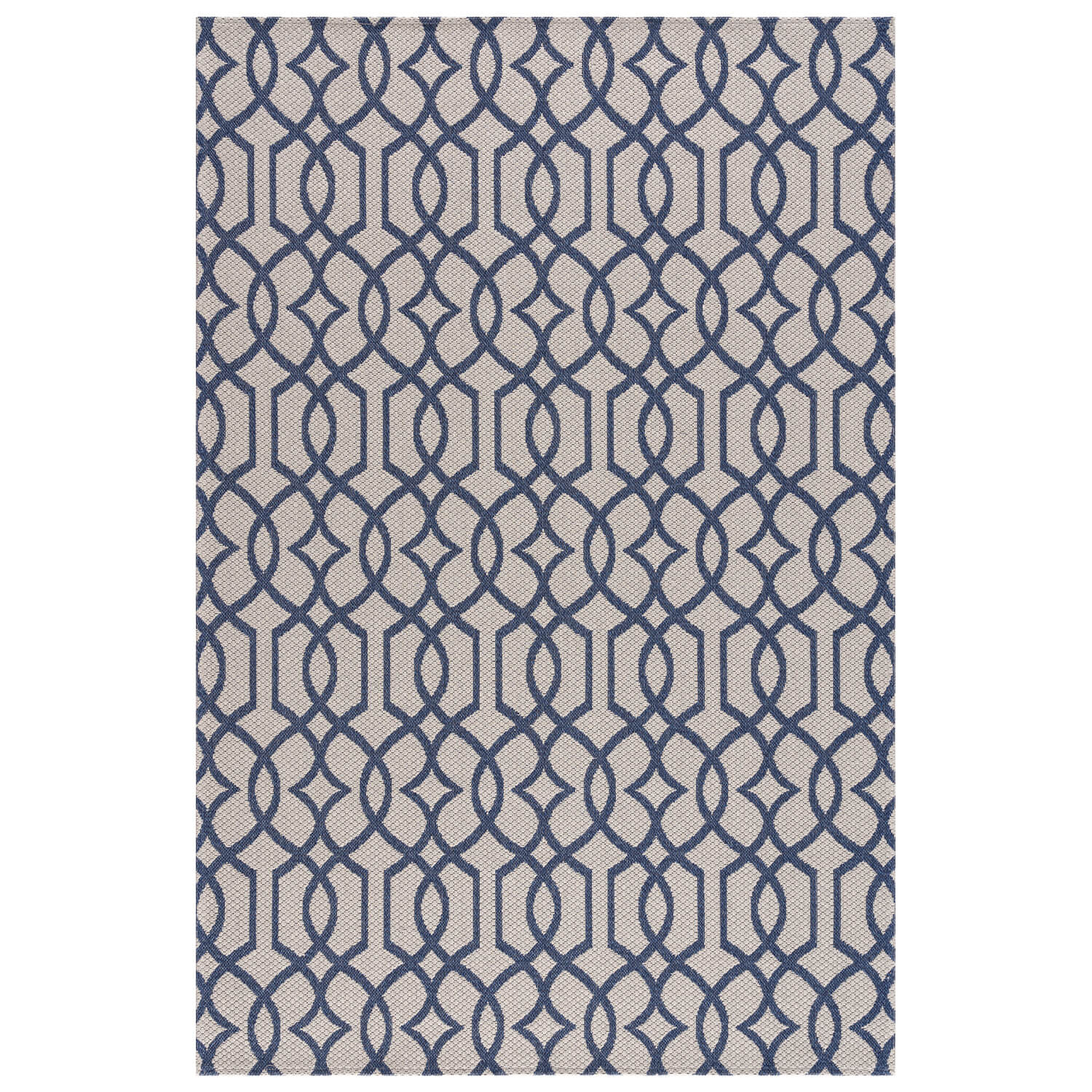 Blauw Tapijt Vlakgeweven Vloerkleed - Omid Vlakgeweven - Gemakkelijk in onderhoud 3 - Omid Carpets