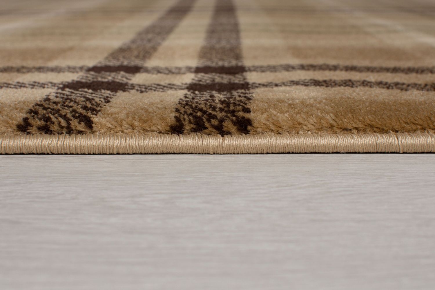 Beige Tapijt Laagpolig Vloerkleed Omid Feeling Good