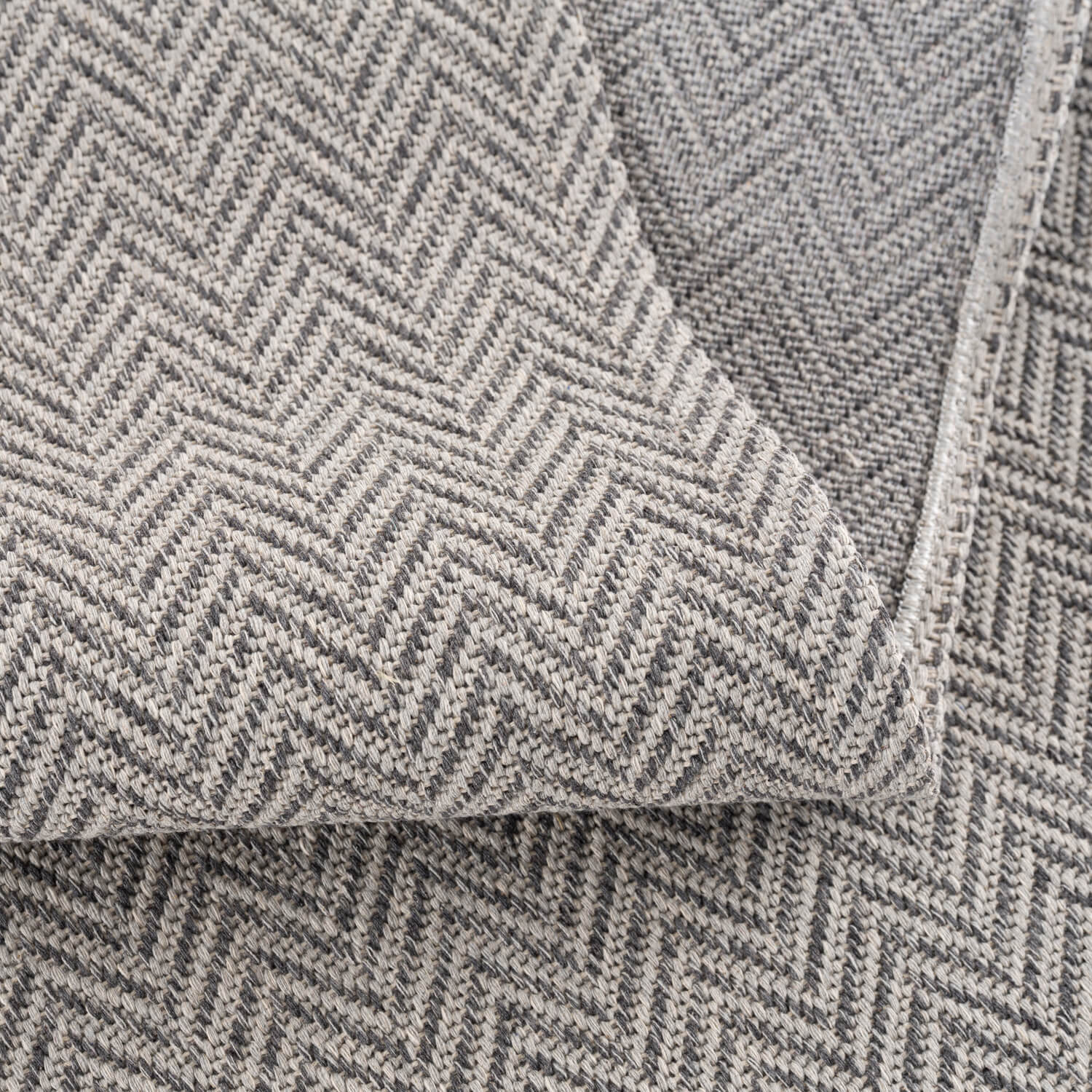 Antraciet Tapijt Vlakgeweven Vloerkleed - Omid Vlakgeweven - Gemakkelijk in onderhoud 2 - Omid Carpets