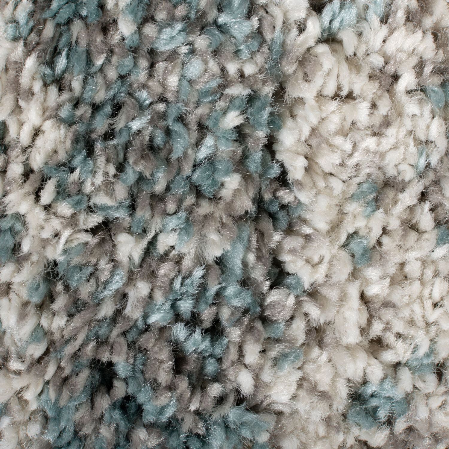 Blauw Tapijt Hoogpolig Vloerkleed - Omid Scandinavian