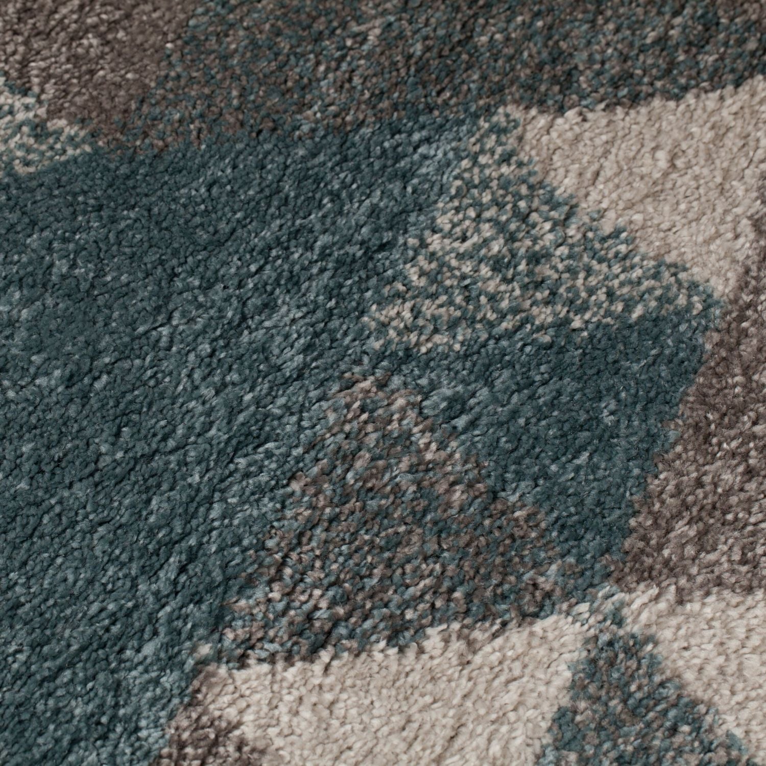 Blauw Tapijt Hoogpolig Vloerkleed - Omid Scandinavian
