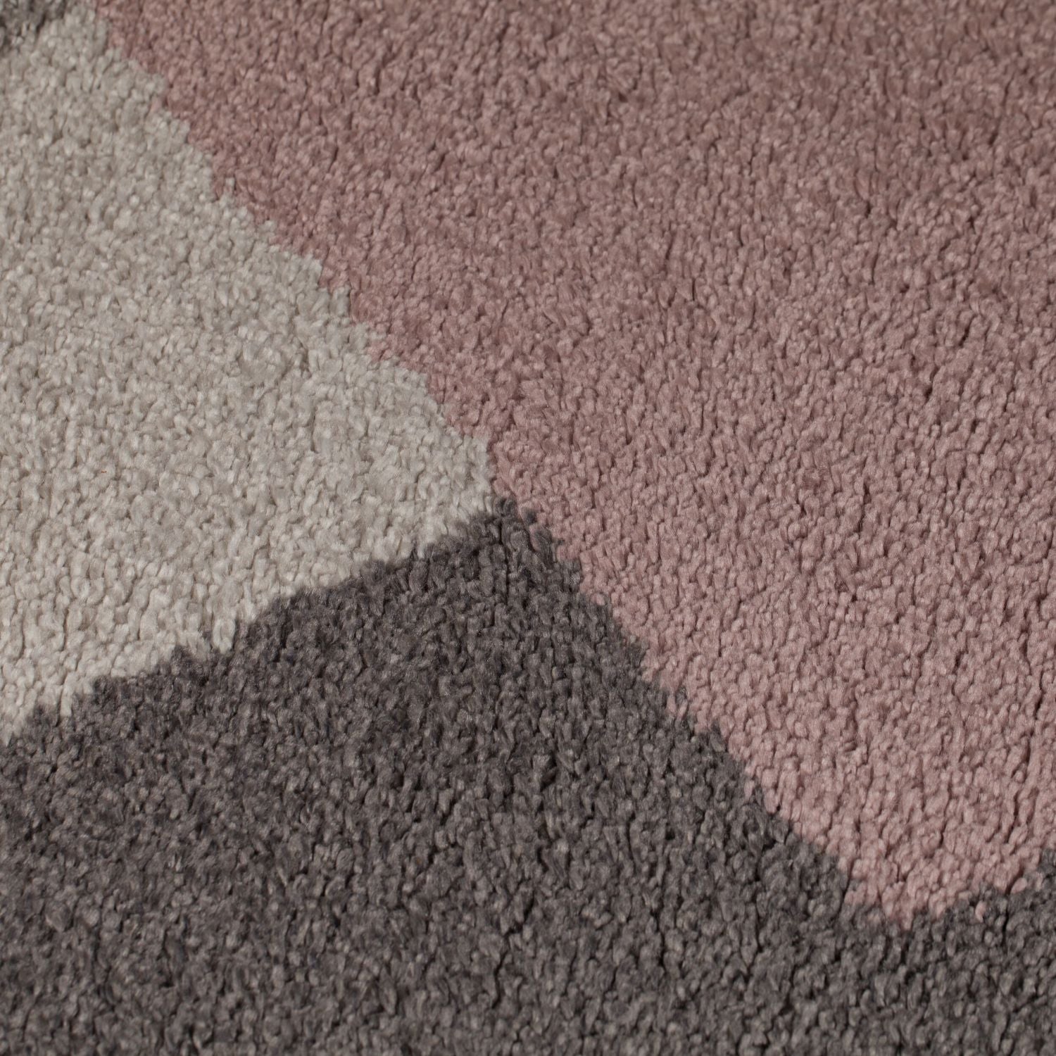 Roze Tapijt Hoogpolig Vloerkleed - Omid Scandinavian