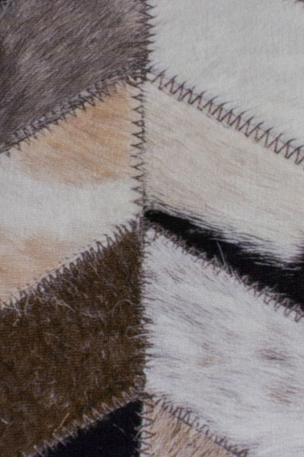 Bruin Tapijt Vlakgeweven Vloerkleed - Omid Patchwork