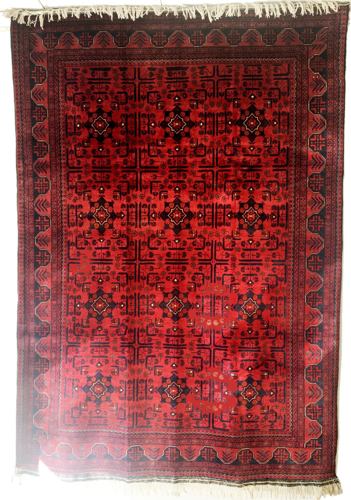Royaal Wijnrode Khal Mohammadi Tapijt 237x169 - Omid Carpets