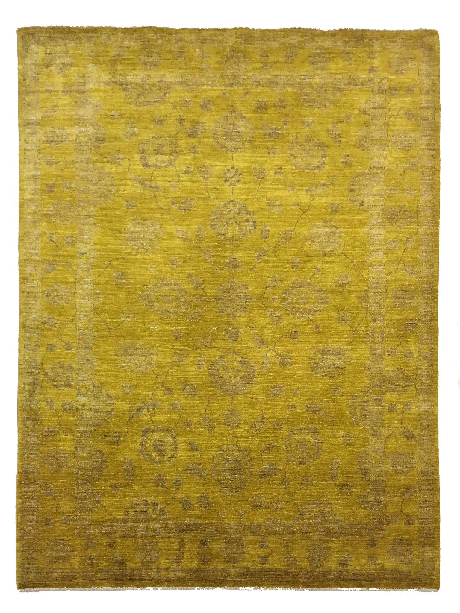 Goudgele TwoTone Chobi Tapijt 240x170 - Omid Carpets