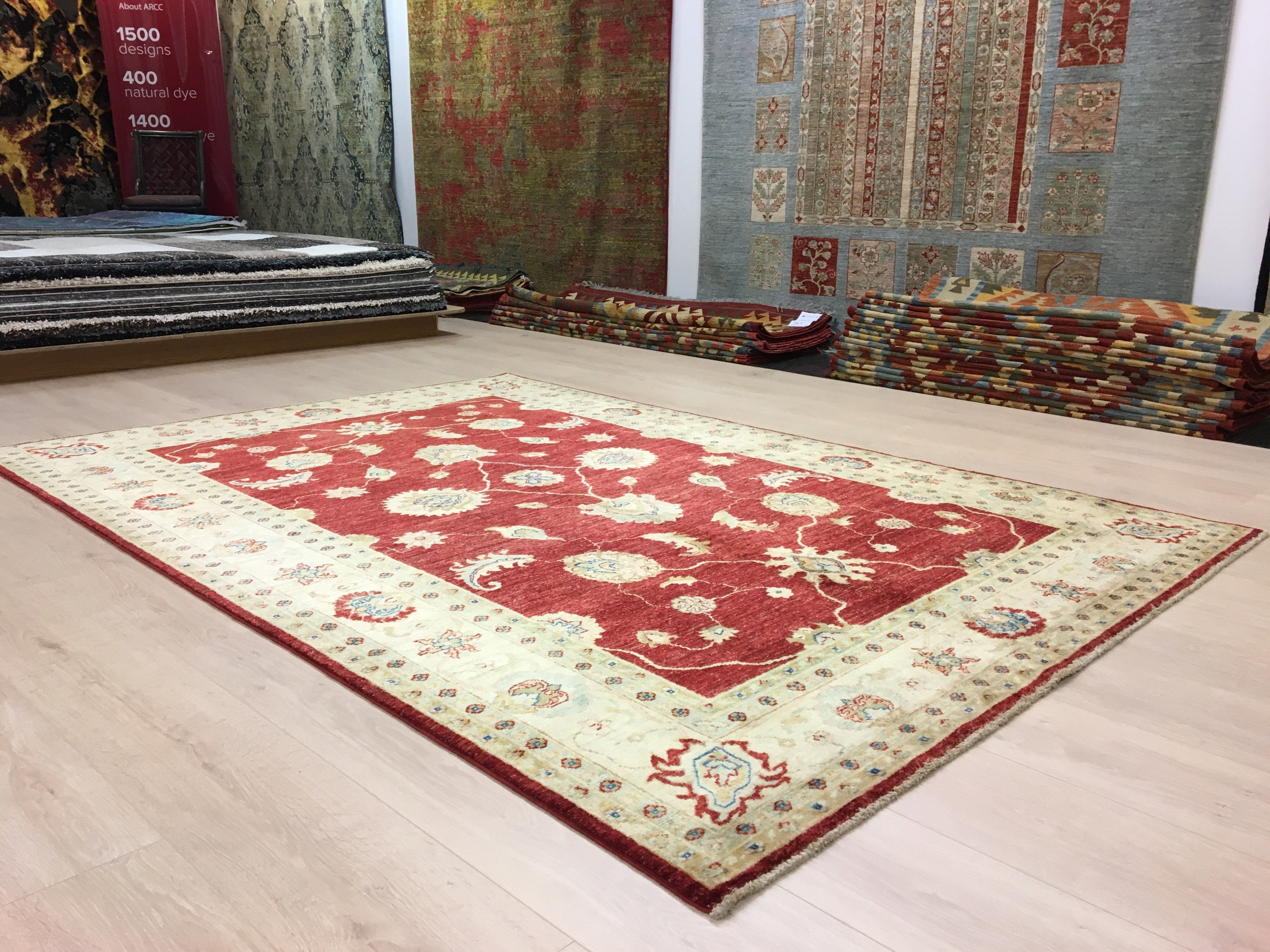 Perzisch Handgeknoopt Tapijt Chobi 236x168 - Omid Carpets