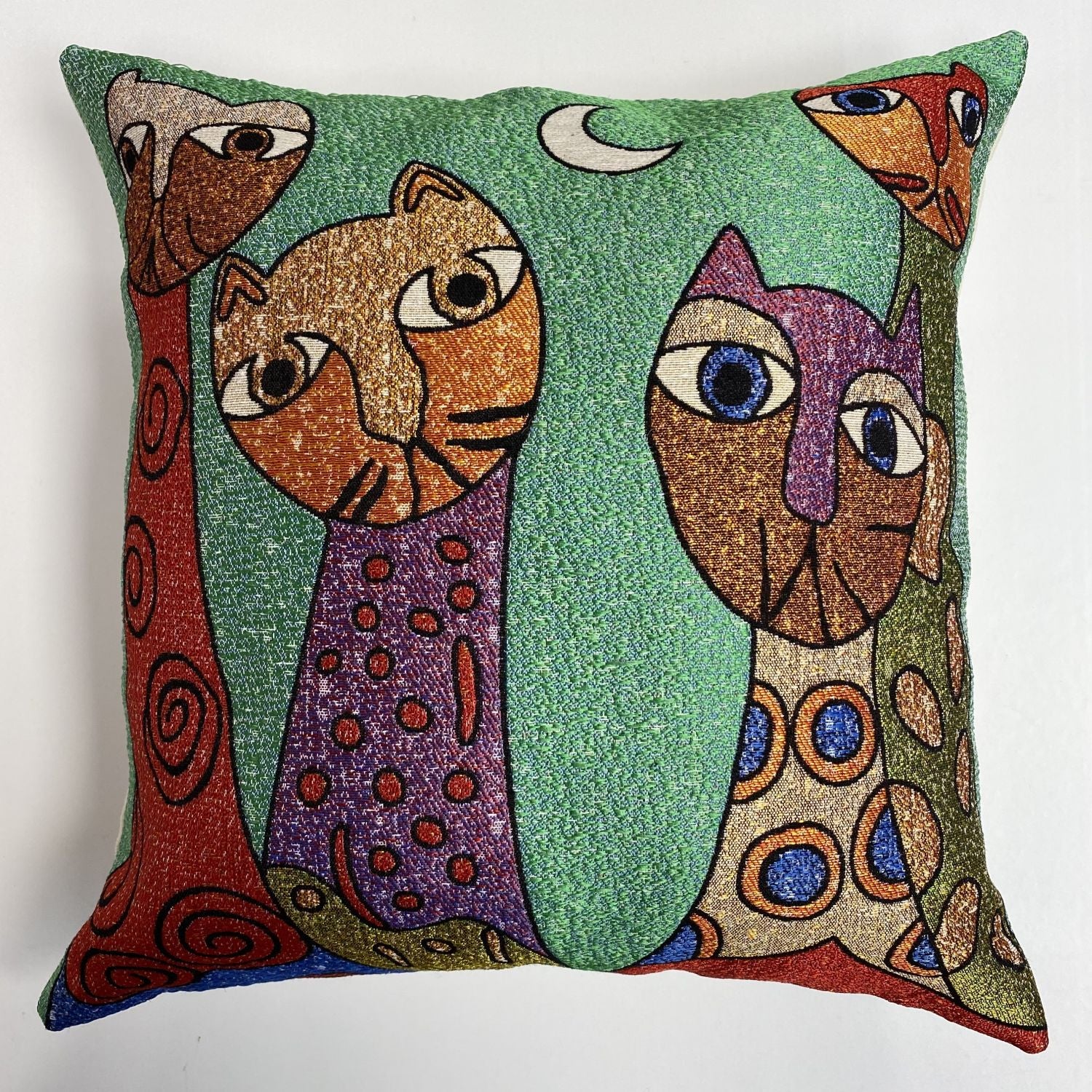 Cat Pillow 45x45cm - Pillow Cover - Cat Lover Gift - Cat Owner Gift - Cat Lover Gift Women - Cat Gifts for Cat Lovers - Fun Pillow