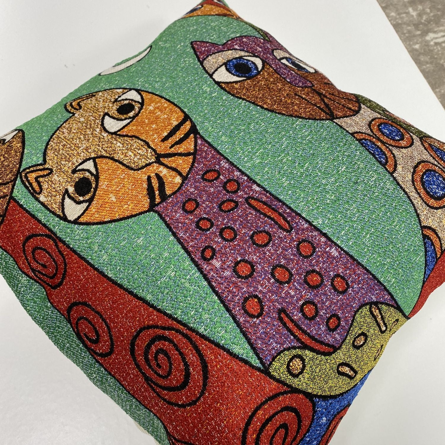 Cat Pillow 45x45cm - Pillow Cover - Cat Lover Gift - Cat Owner Gift - Cat Lover Gift Women - Cat Gifts for Cat Lovers - Fun Pillow