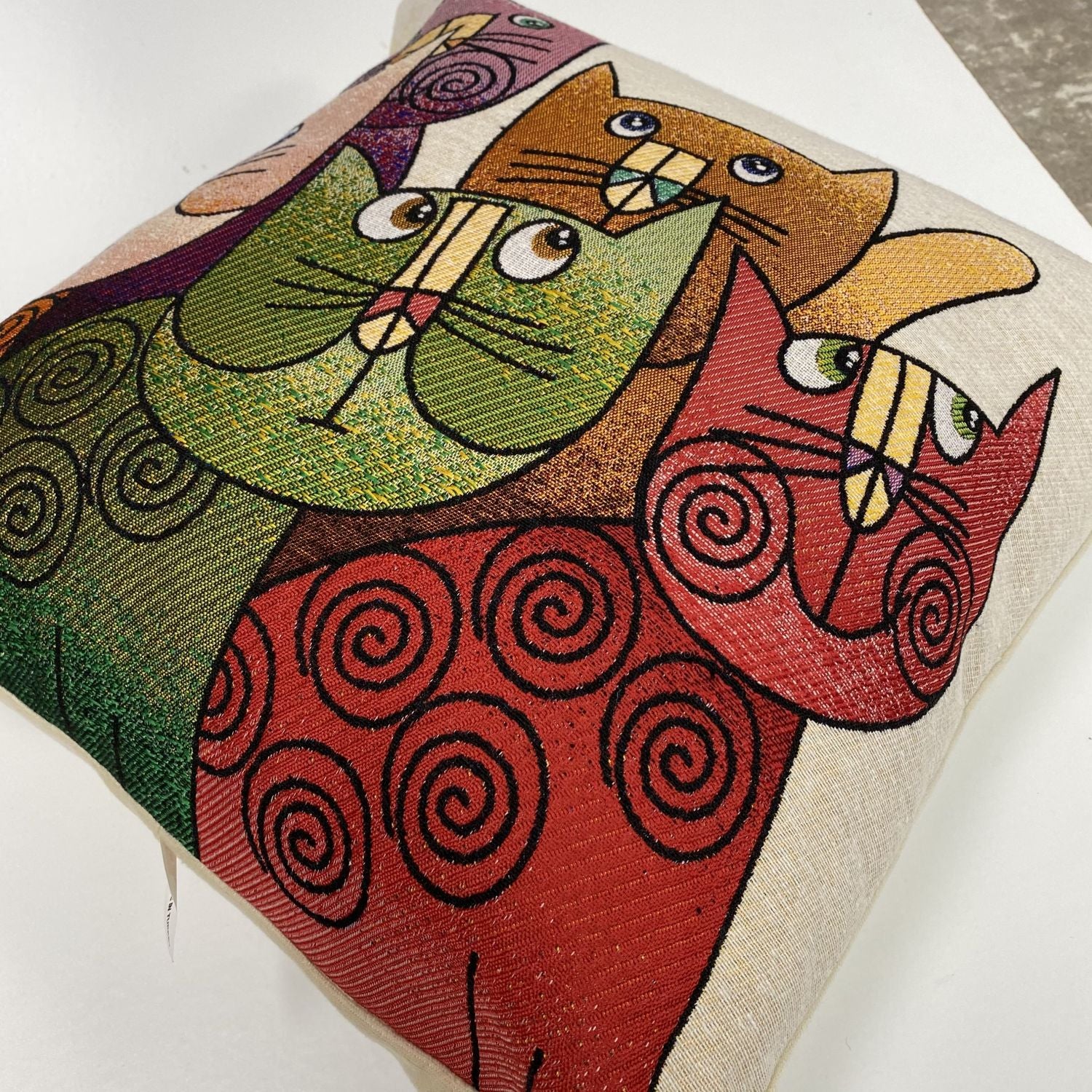 Cat Pillow 45x45cm - Pillow Cover - Cat Lover Gift - Cat Owner Gift - Cat Lover Gift Women - Cat Gifts for Cat Lovers - Fun Pillow