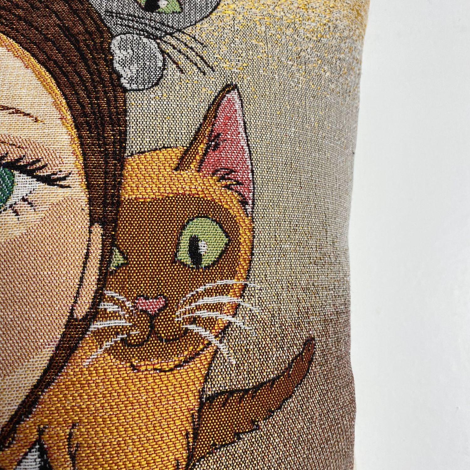 Cat Pillow 45x45cm - Pillow Cover - Cat Lover Gift - Cat Owner Gift - Cat Lover Gift Women - Cat Gifts for Cat Lovers - Fun Pillow