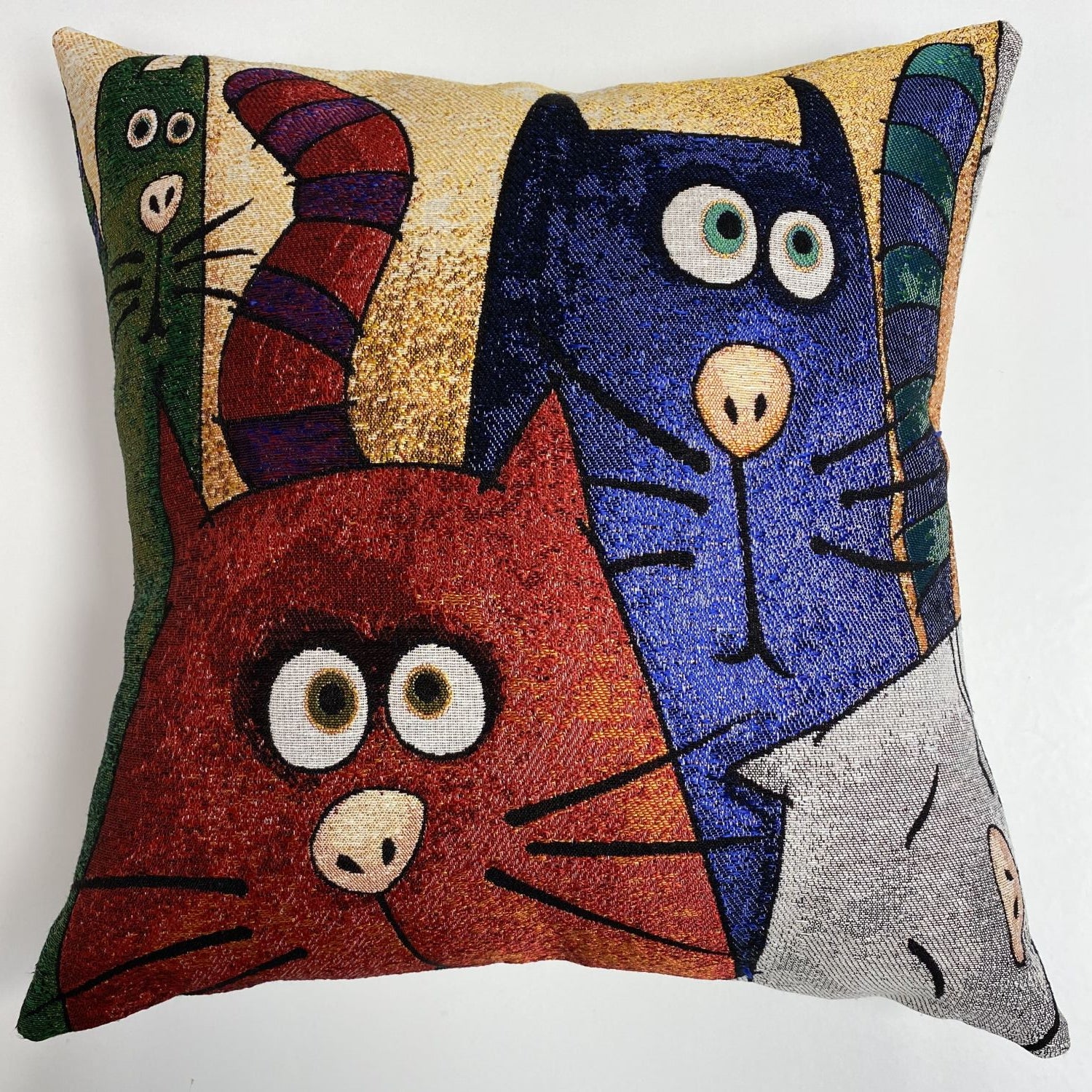 Cat Pillow 45x45cm - Pillow Cover - Cat Lover Gift - Cat Owner Gift - Cat Lover Gift Women - Cat Gifts for Cat Lovers - Fun Pillow