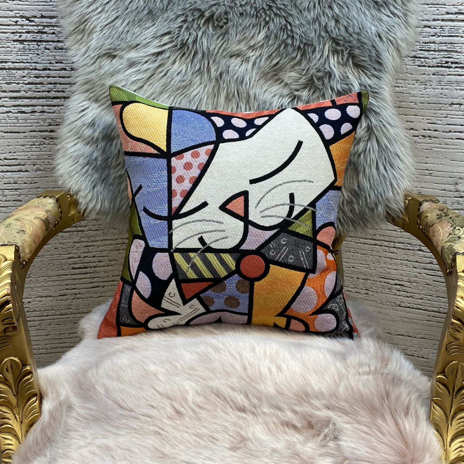 Cat Pillow 45x45cm - Pillow Cover - Cat Lover Gift - Cat Owner Gift - Cat Lover Gift Women - Cat Gifts for Cat Lovers - Fun Pillow