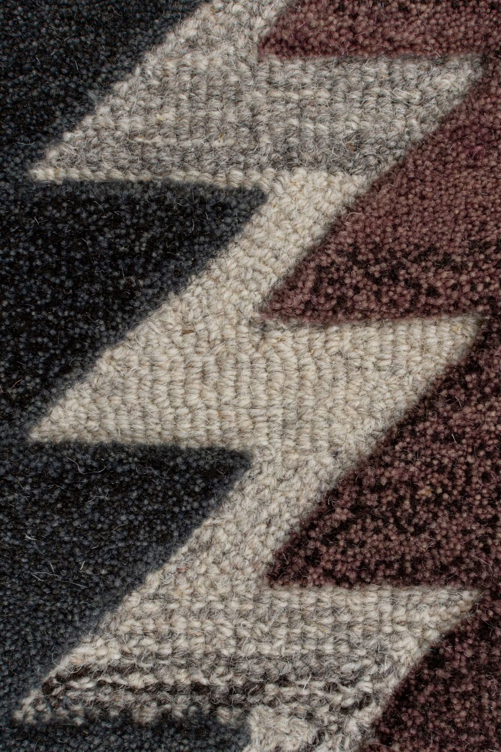 Kleurrijk Tapijt Laagpolig Wollen Vloerkleed - Omid Geometric Wool